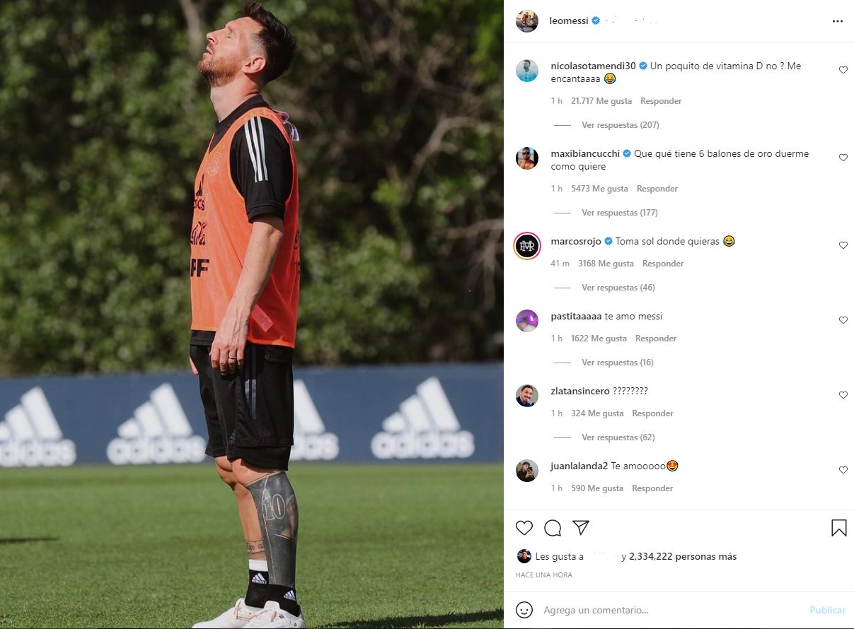 Lionel Messi Compartió Una Llamativa Foto Y Generó Graciosos Comentarios En Las Redes Sociales 8709