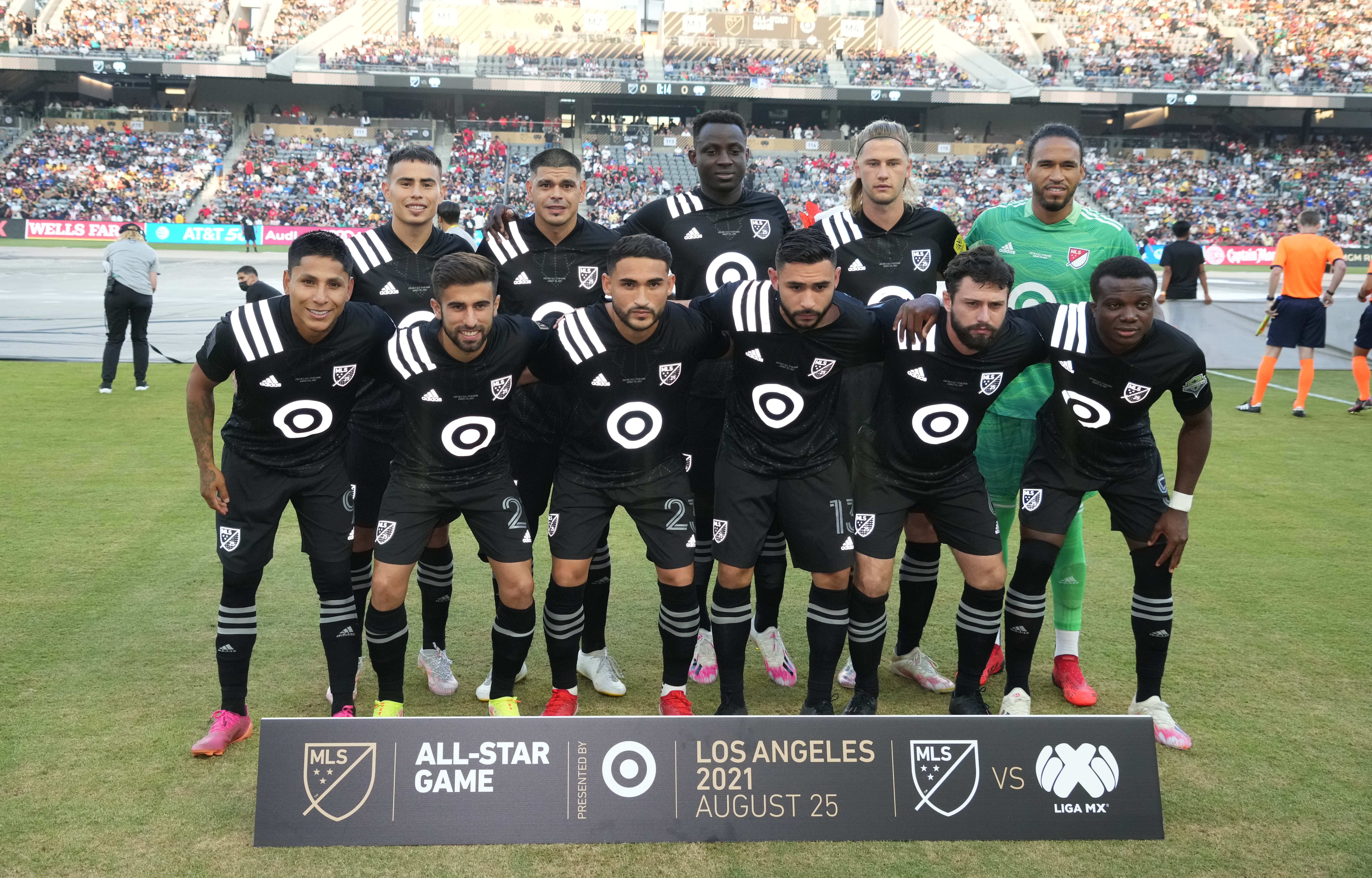 Pedro Gallese y Raúl Ruidíaz en el equipo de la MLS All-Star 2021. | USA TODAY Sports