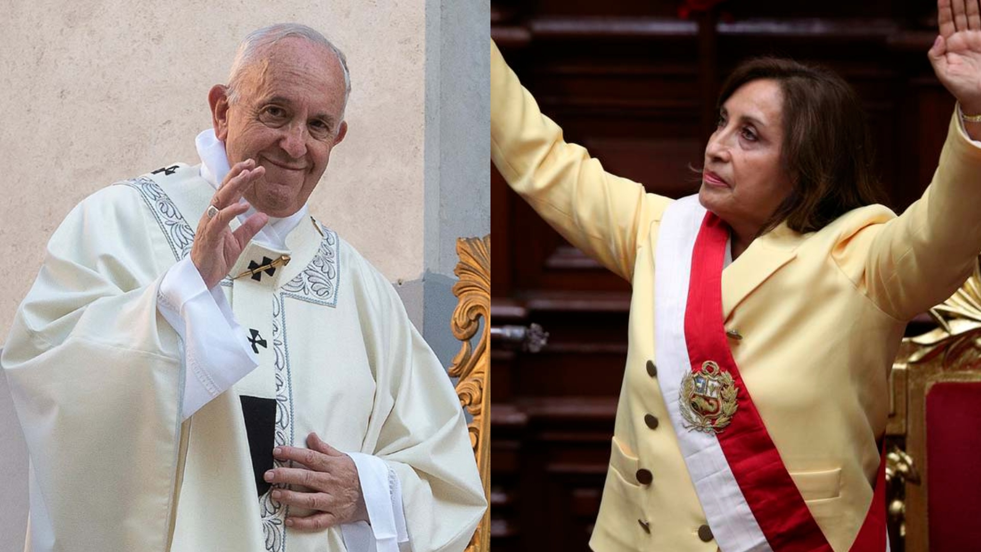 Papa Francisco eleva una oración por la paz en Perú y saluda a Dina  Boluarte - Infobae