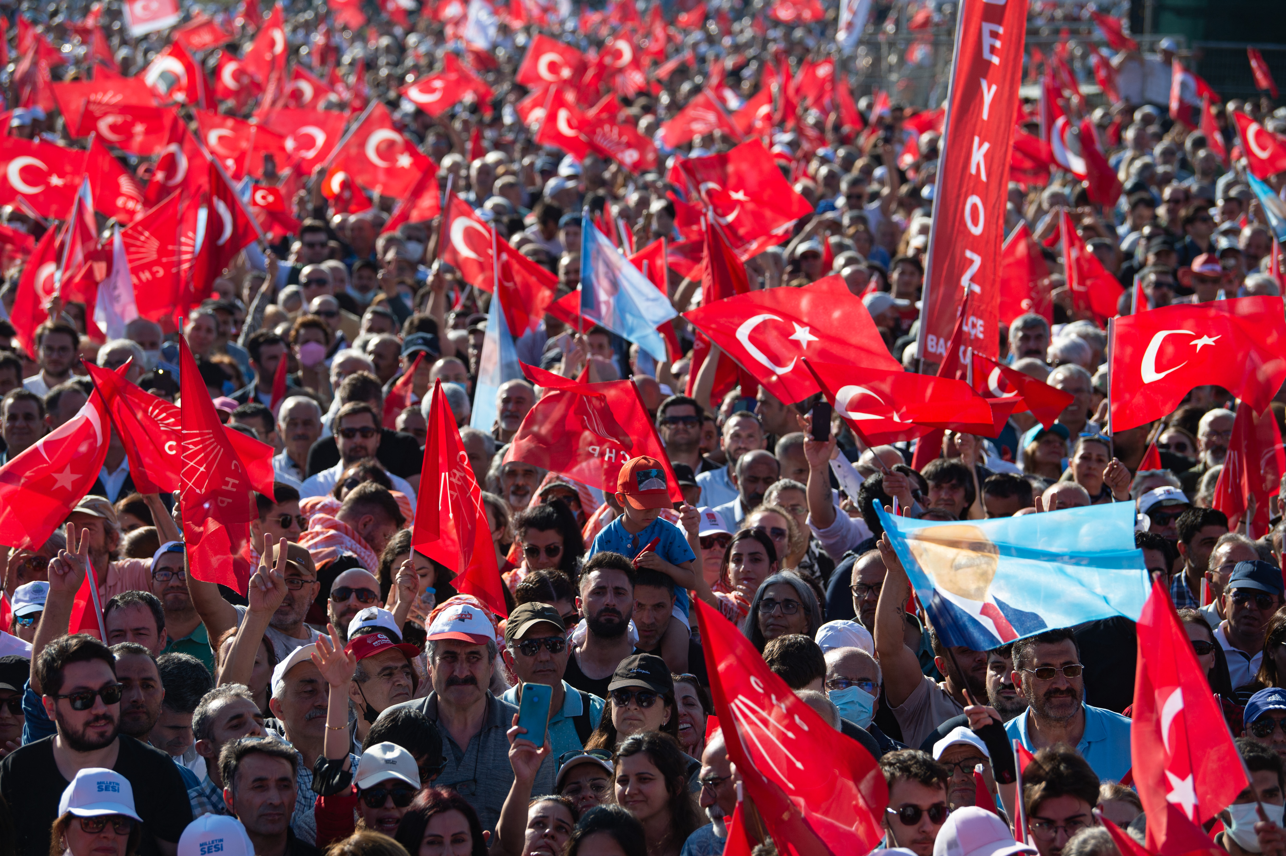 Masiva protesta en Estambul contra el gobierno de Erdogan