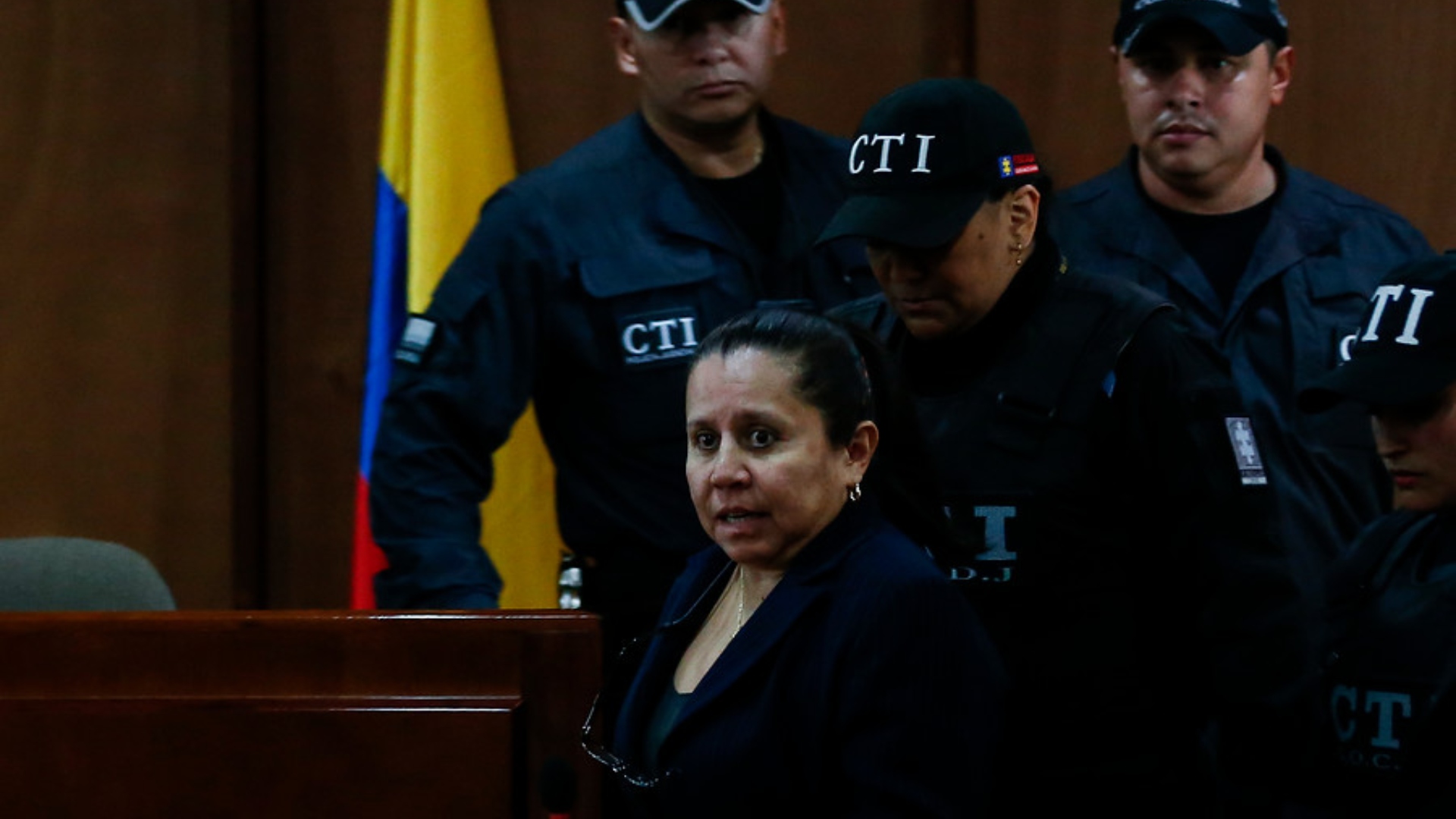 Imagen de archivo: Enero 31 de 2015. Bogotá. Ex-directora del DAS María Del Pilar Hurtado en audiencia de imputación de cargos. (Colprensa - Mauricio Alvarado)
