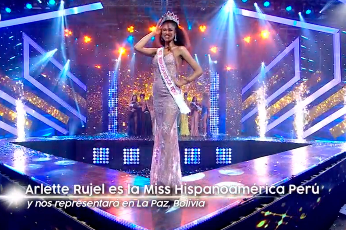 Arlette Rujel se convierte en la nueva reina. (Foto: Captura de América TV)