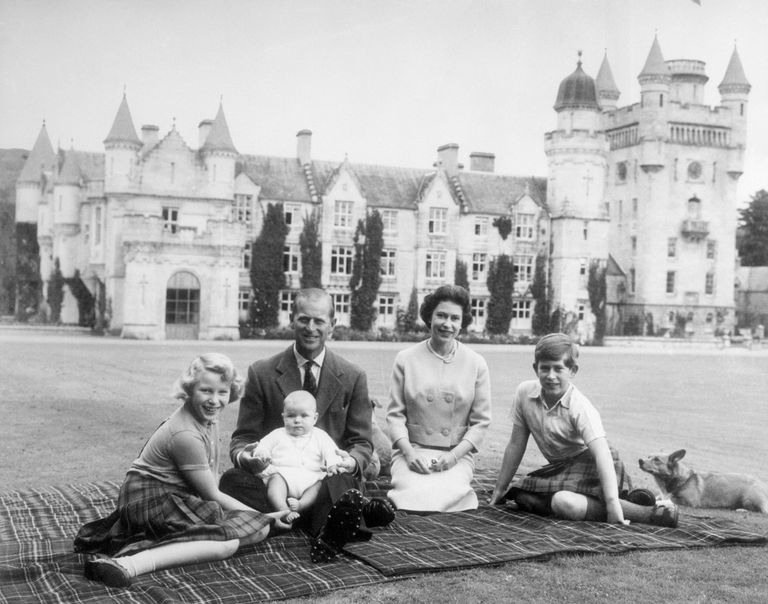 Foto familiar de la Reina Isabel II (Getty Images)