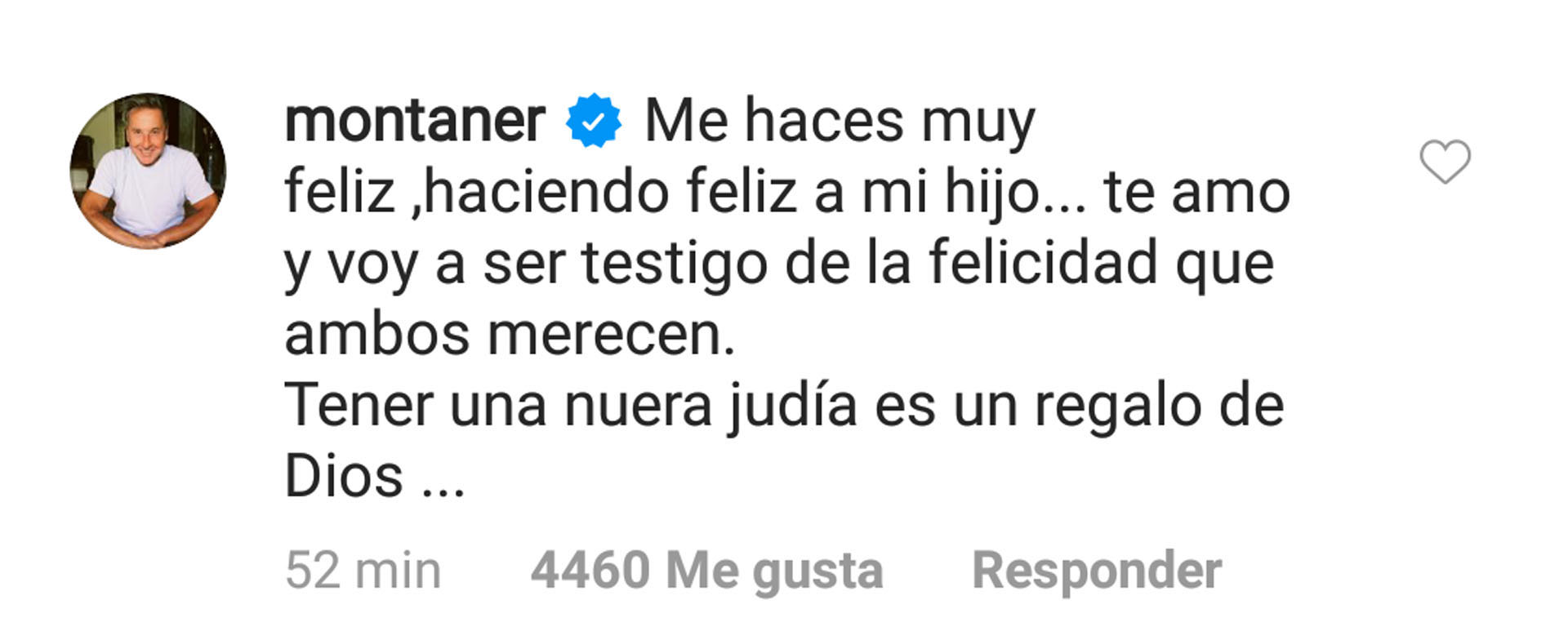 El mensaje de Ricardo Montaner para Stefi (Foto: Instagram)