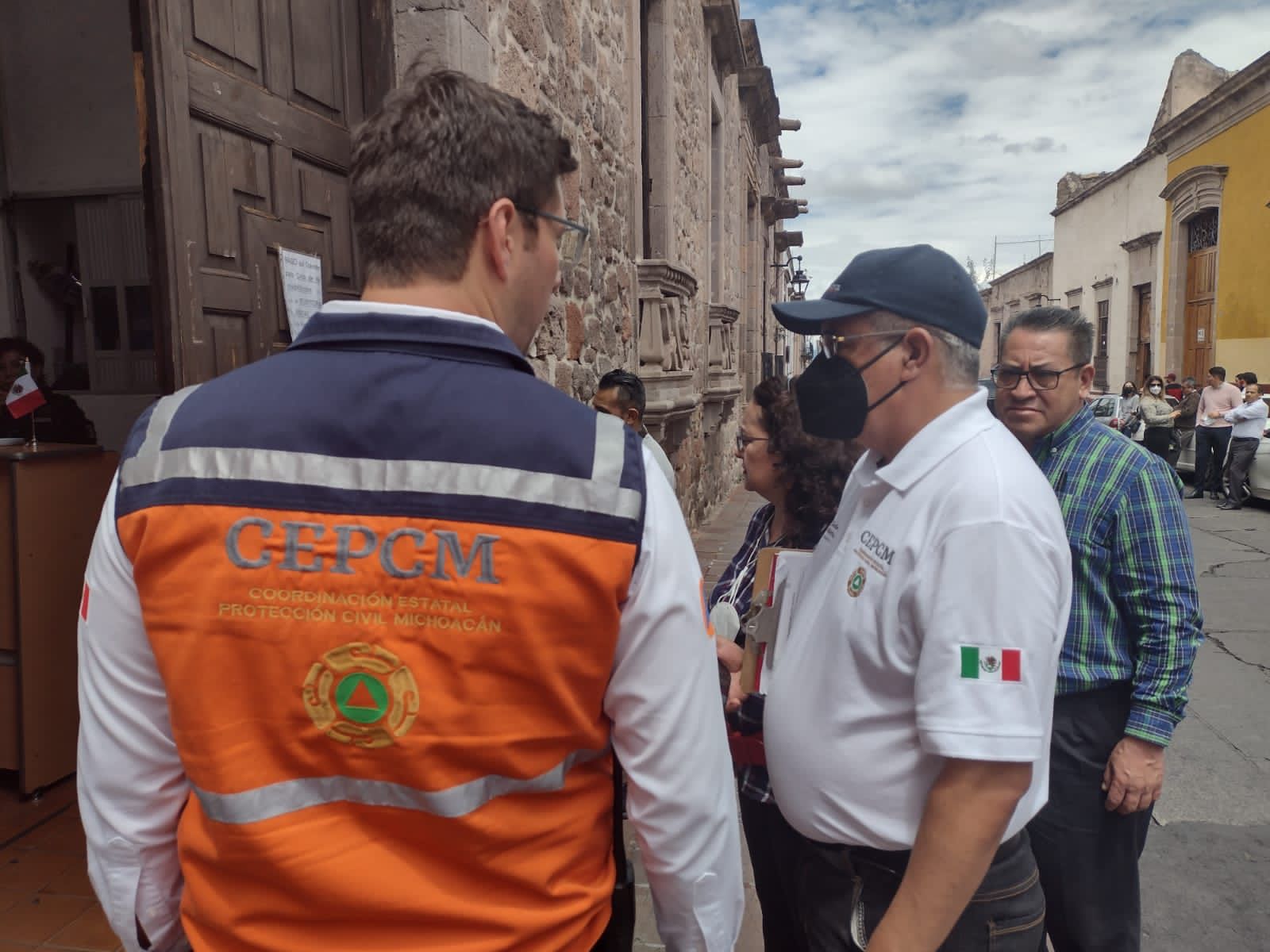 Autoridades de Protección Civil de Michoacán iniciaron el protocolo de revisión para atender las afectaciones (Foto: SSP Michoacán)