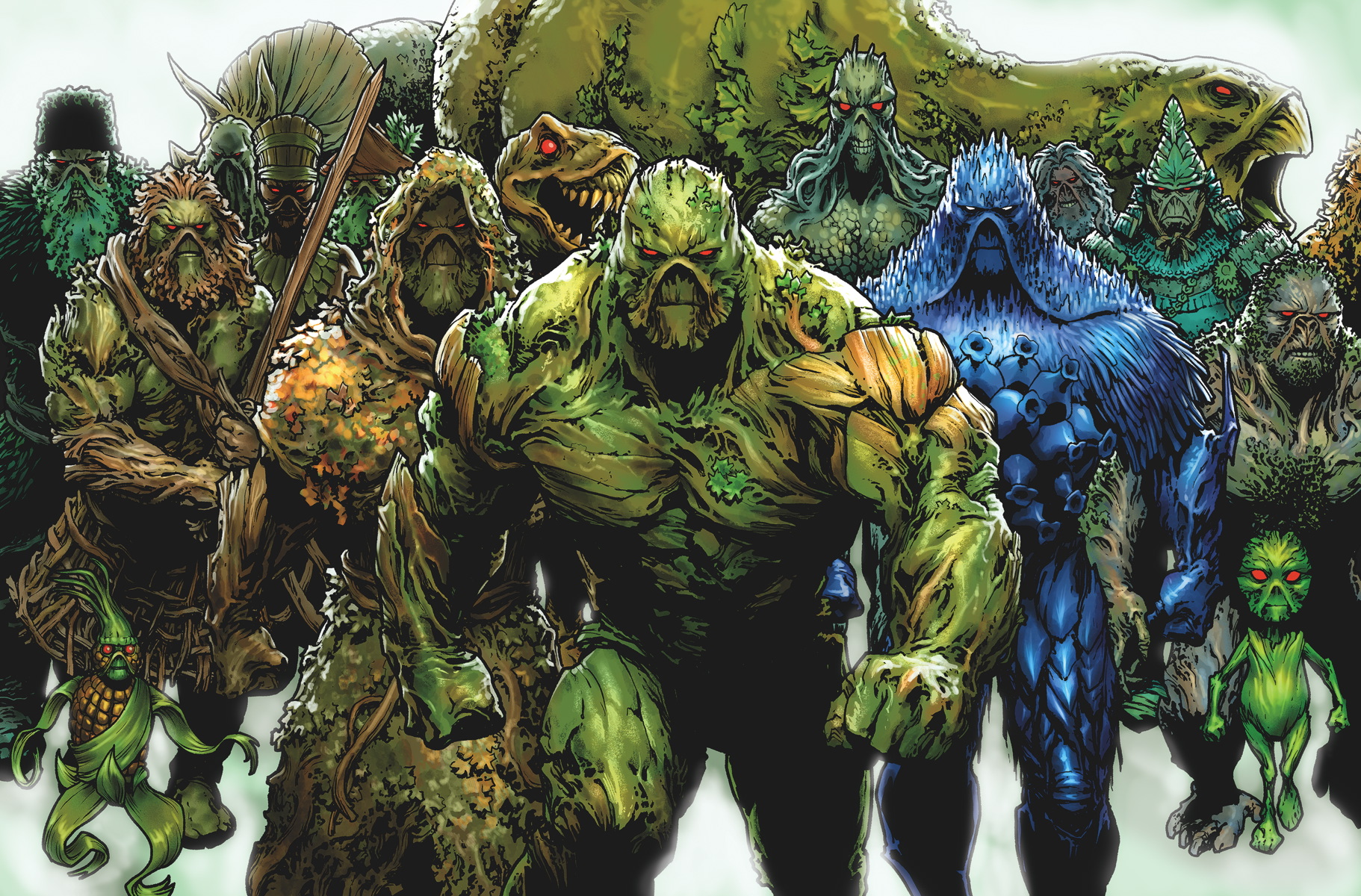 "Swamp Thing" (cosa del pantano) es un superhéroe ficticio en los cómics estadounidenses publicados por DC Comics.​ La compañía adelantó sus nuevas producciones para los siguientes años.