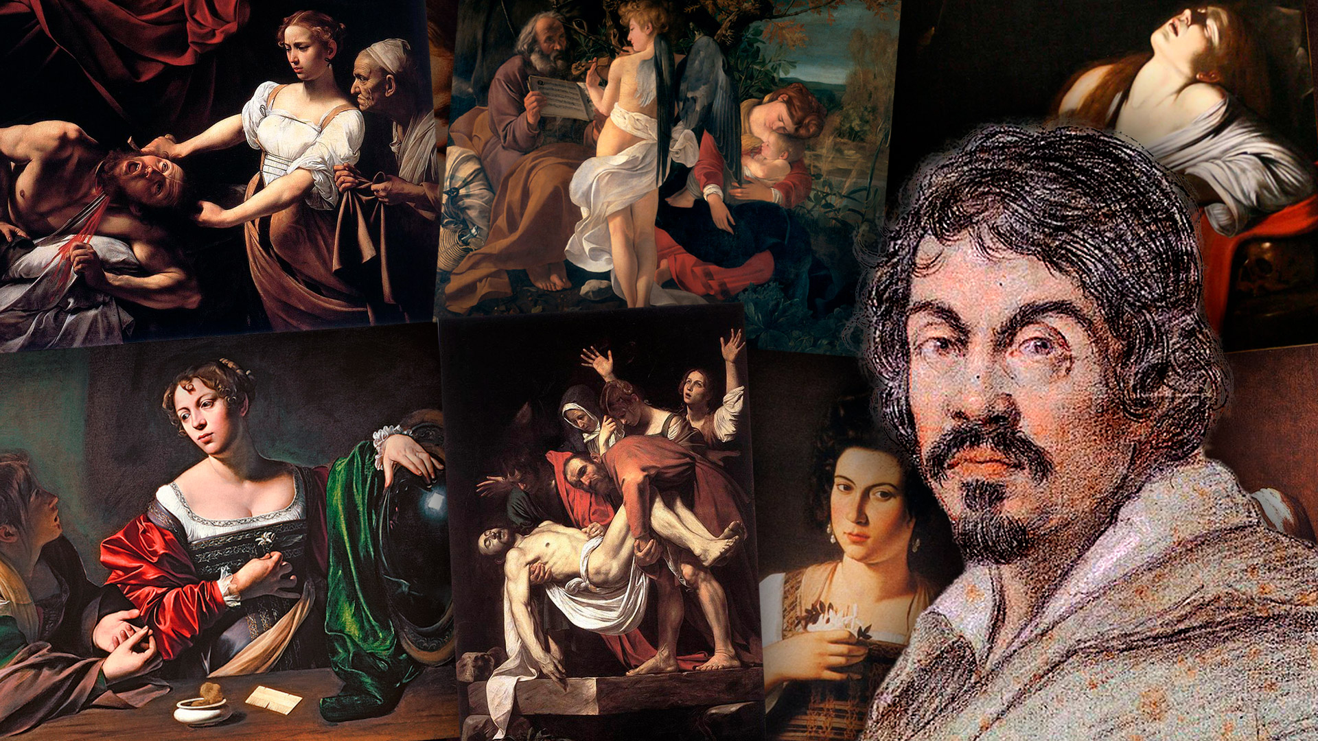 Las prostitutas Anna Bianchini,  Fillide Melandroni y Maddalena Antognetti en distintas obras de Caravaggio