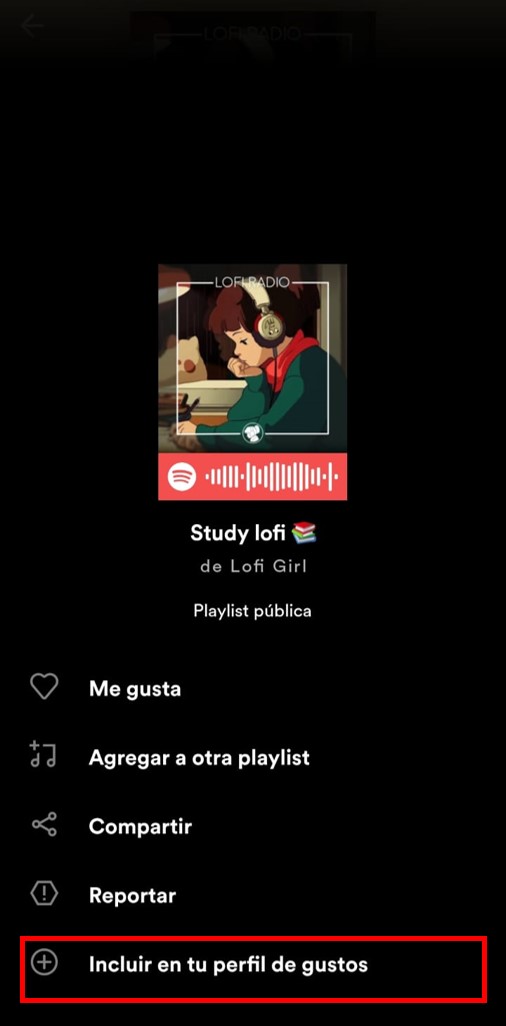 Volver a incluir una lista de reproducción en el perfil de gustos de Spotify. (Infobae)