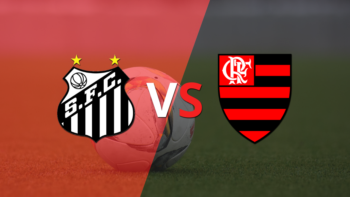 Con triplete de Gabriel Barbosa, Flamengo goleó a Santos 4 - 0
