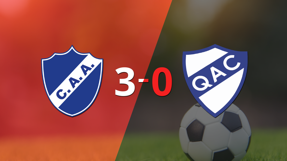Alvarado fue contundente y goleó 3-0 a Quilmes