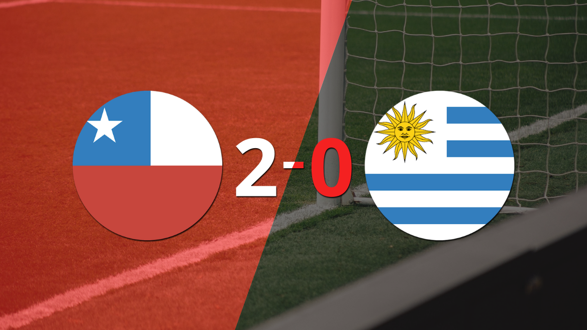 Uruguay cayó 2-0 en su visita a Chile