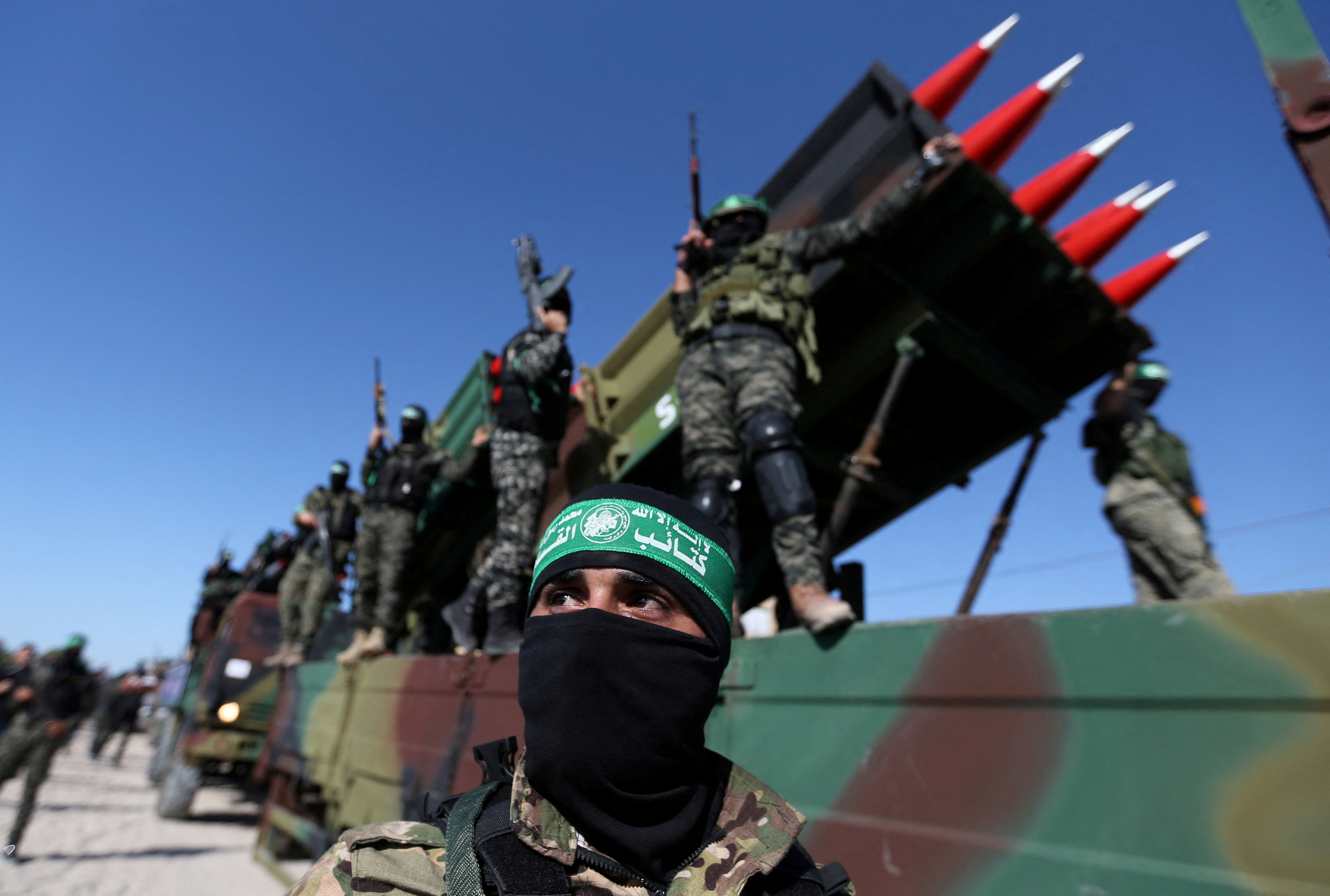 Hamas aseguró que en una eventual guerra destruiría Israel en apenas cinco minutos con 150 de sus misiles (REUTERS/Ibraheem Abu Mustafa)