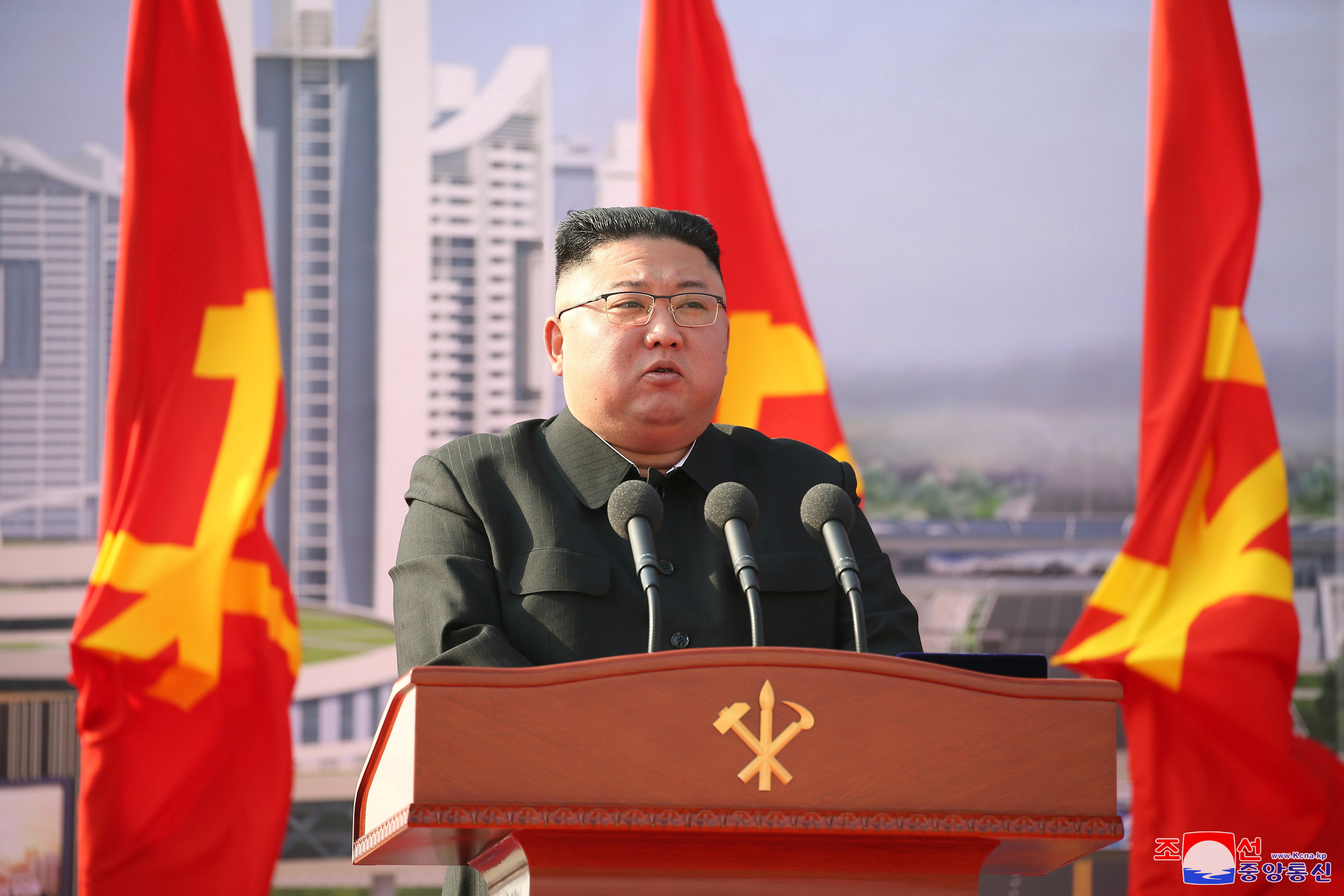 Kim Jong-un, líder de Corea del Norte (KCNA via REUTERS)