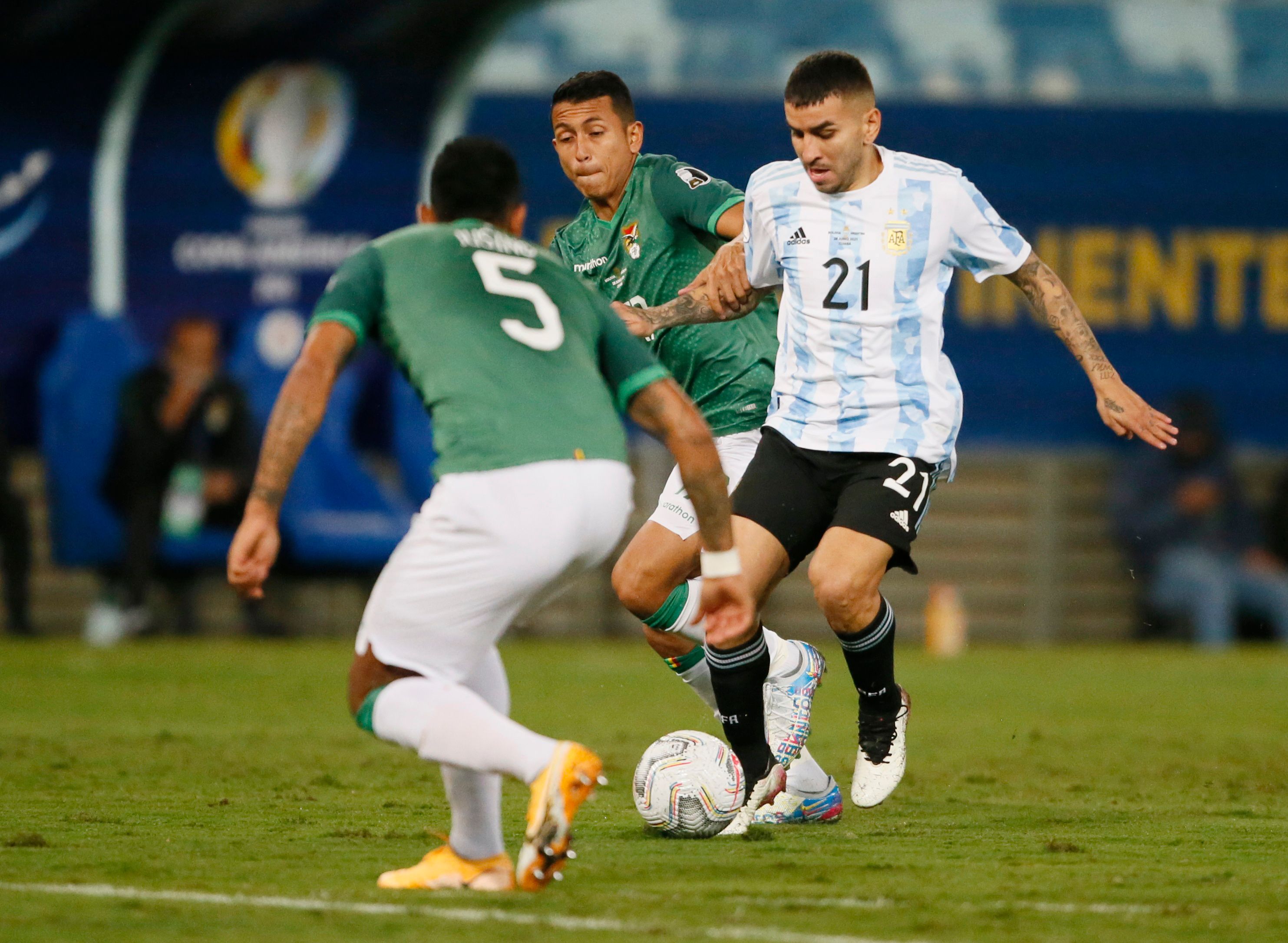 Ángel Correa, el delantero que busca sumarse a la lista mundialista de Argentina (REUTERS/Mariana Greif)