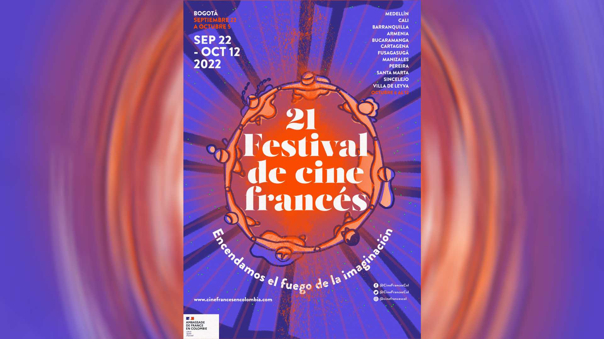 El Festival De Cine Francés Reveló Su Afiche Oficial Y Anunció Las Ciudades En Las Que Estará En 1529