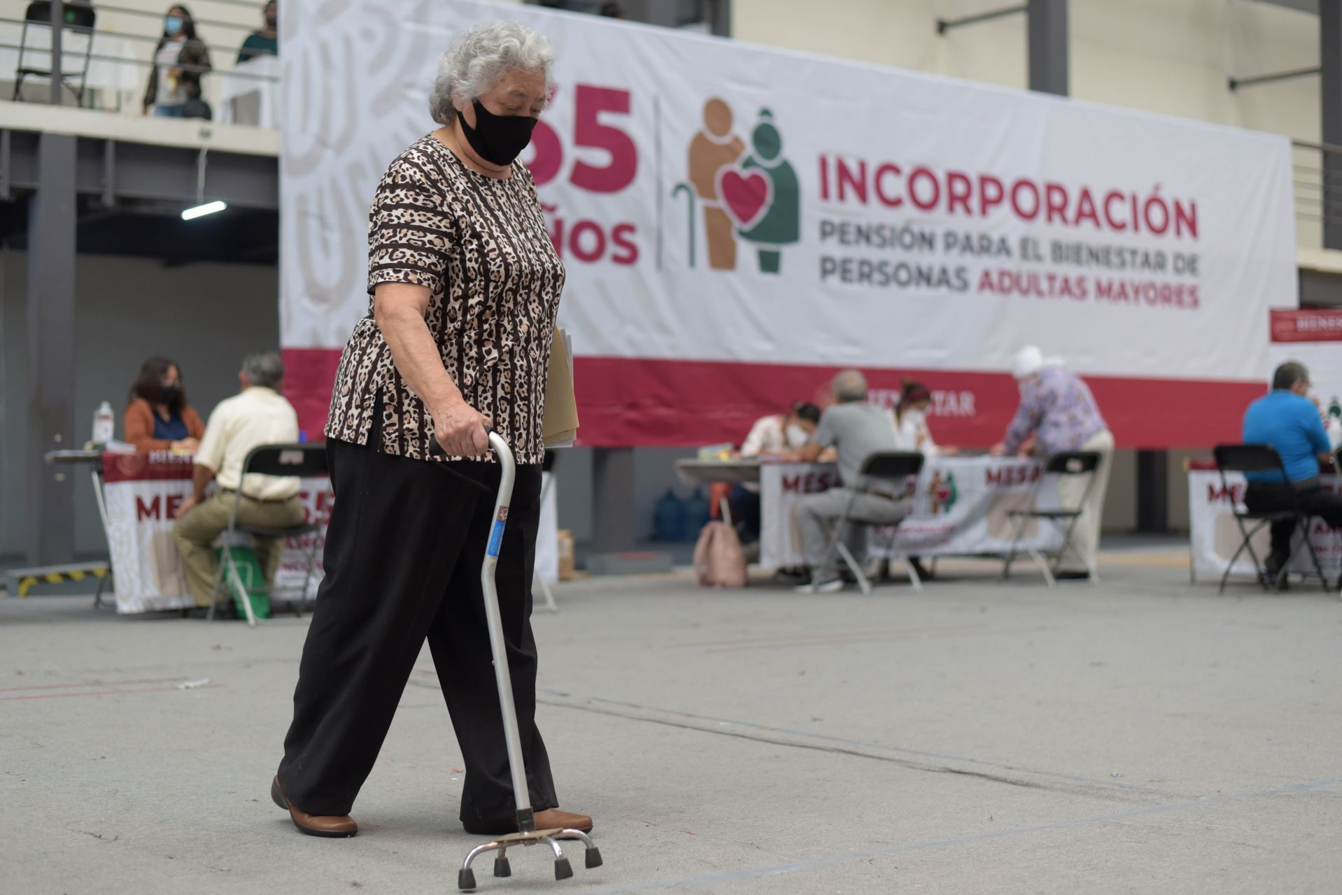 Incorporación de adultos mayores de 65 años a los programas sociales de la Secretaría de Bienestar (Fotos: Yerania Rolón/CUARTOSCURO)