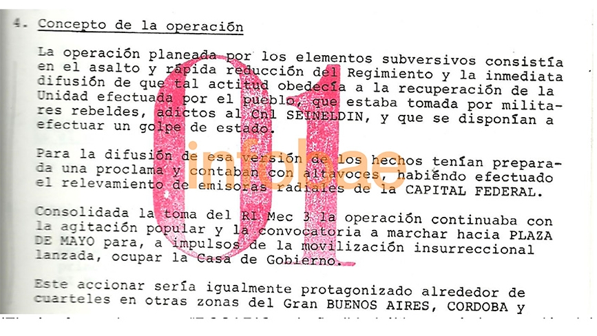 Documentos reservados: los informes de inteligencia del general Gassino sobre el sangriento ataque a La Tablada