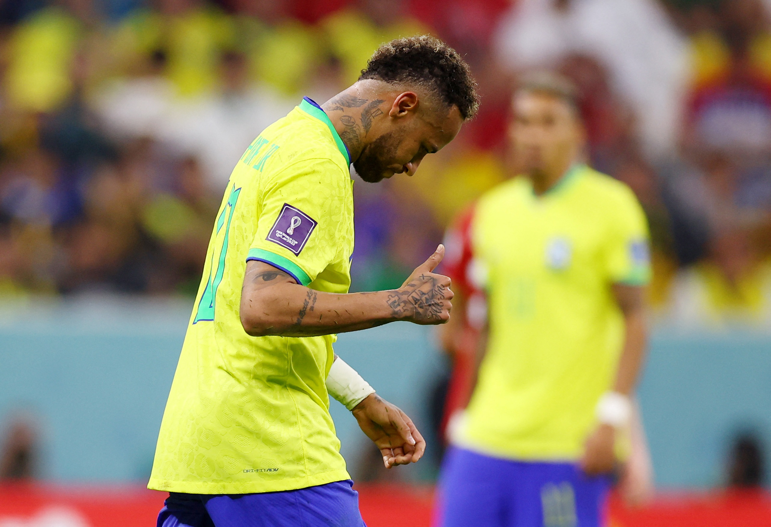 Neymar no podrá jugar los próximos dos partidos del Mundial de Qatar (Reuters)