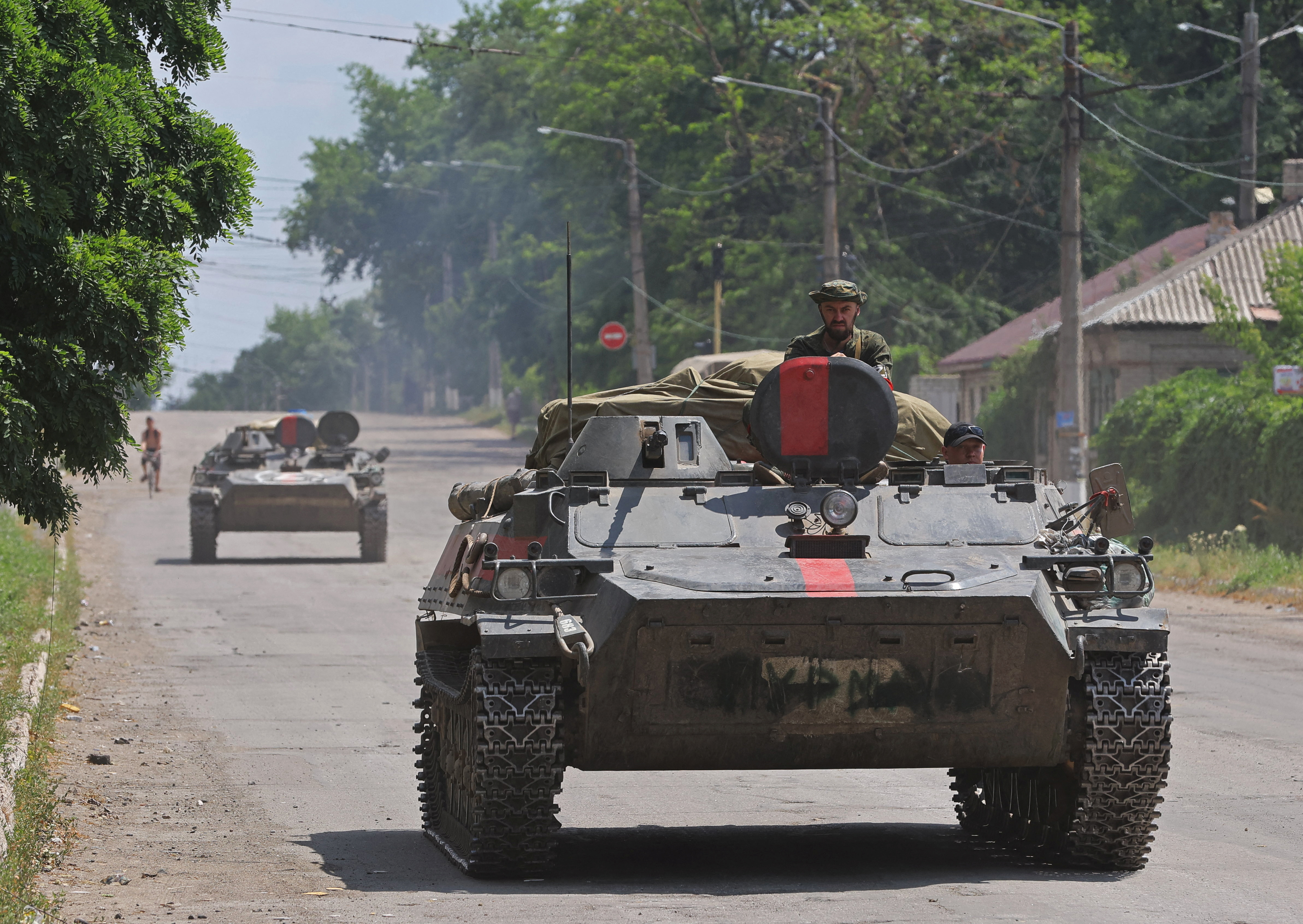 Avance de tropas rusas en Luhansk (Reuters)