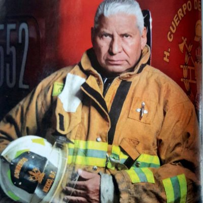 Jefe Vulcano perteneció casi 50 años al Heroico Cuerpo de Bomberos. Foto: Tomada de Twitter