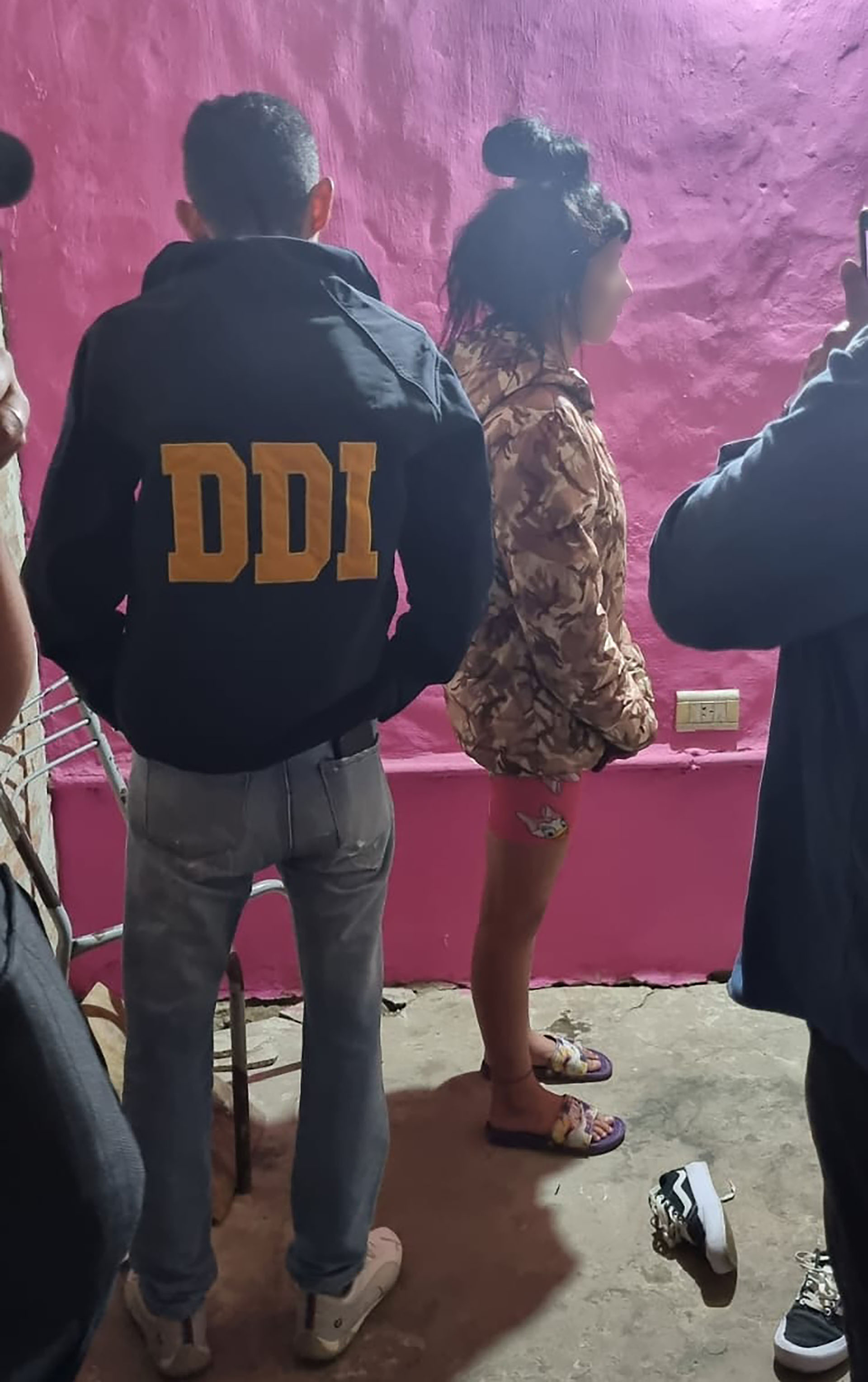 Brisa Villareal, detenida en su casa de la localidad de Maquinista Savio
