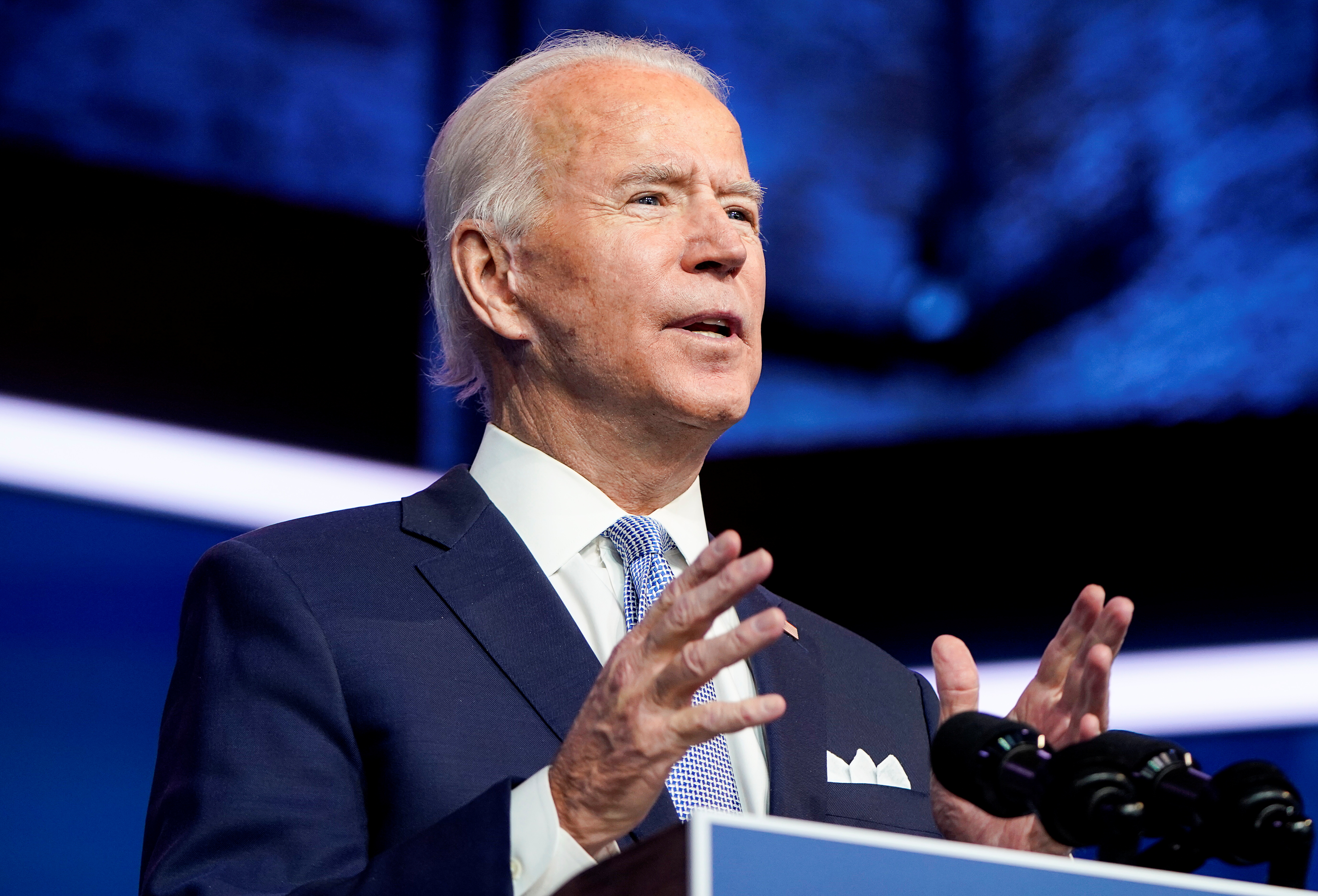 Joe Biden, candidato demócrata que resultó vencedor en las elecciones presidenciales de 2020 REUTERS/Joshua Roberts)