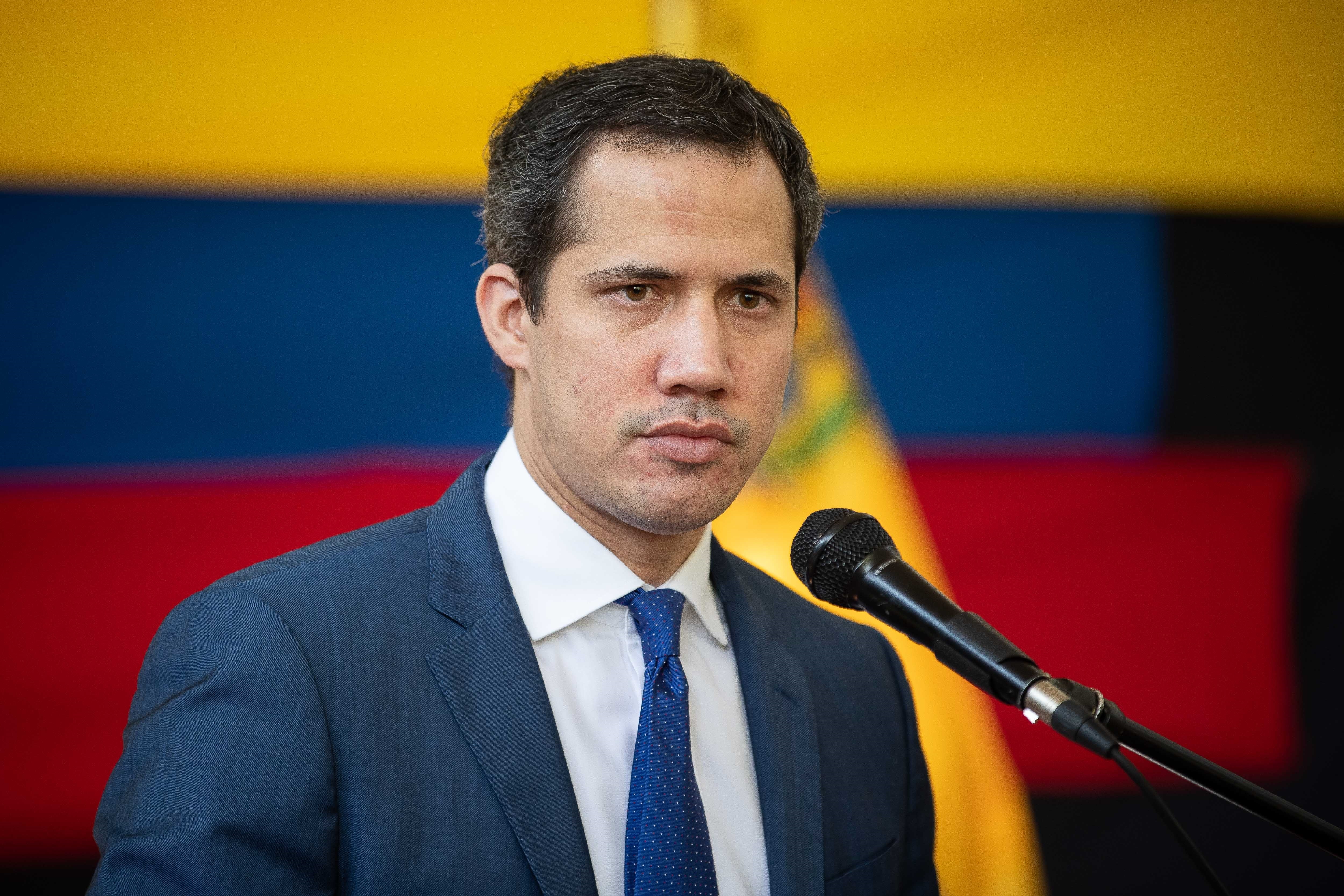 El líder opositor venezolano Juan Guaidó