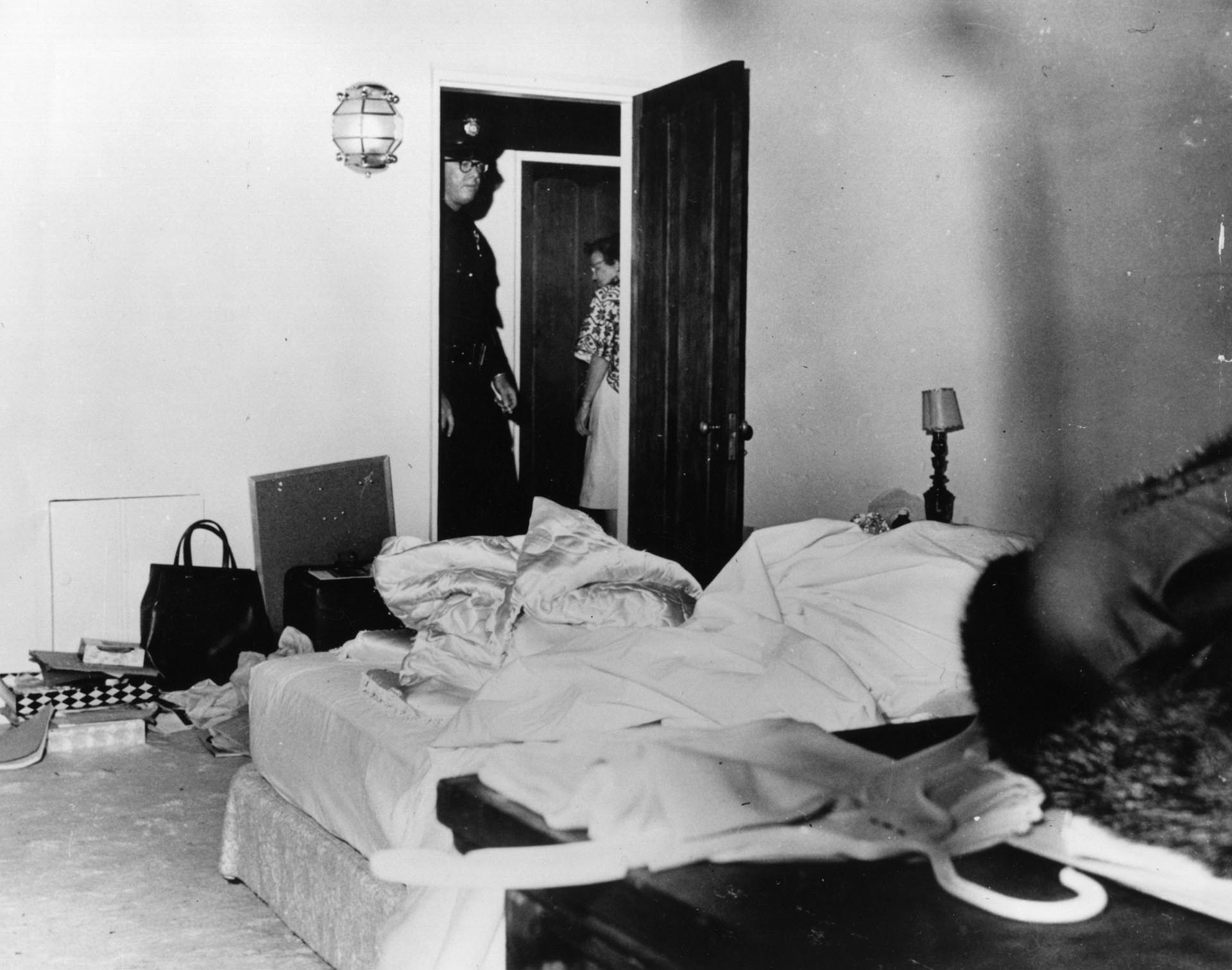 La habitación donde hallaron muerta a Marilyn (Getty Images)