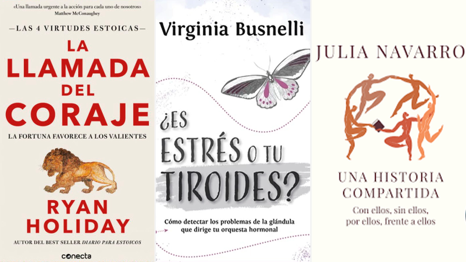 Qué leer el fin de semana: el best-seller “La llamada del coraje”, “¿Es estrés o tu tiroides?” y Julia Navarro por menos de 1.650 pesos argentinos
