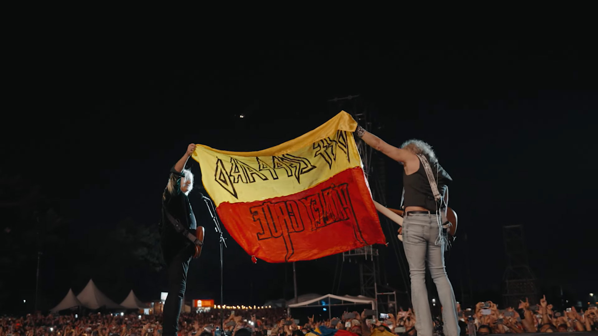 Def Leppard se presentó por segunda vez en Bogotá, la primera fue en 1997 (captura video Def Leppard / YouTube)