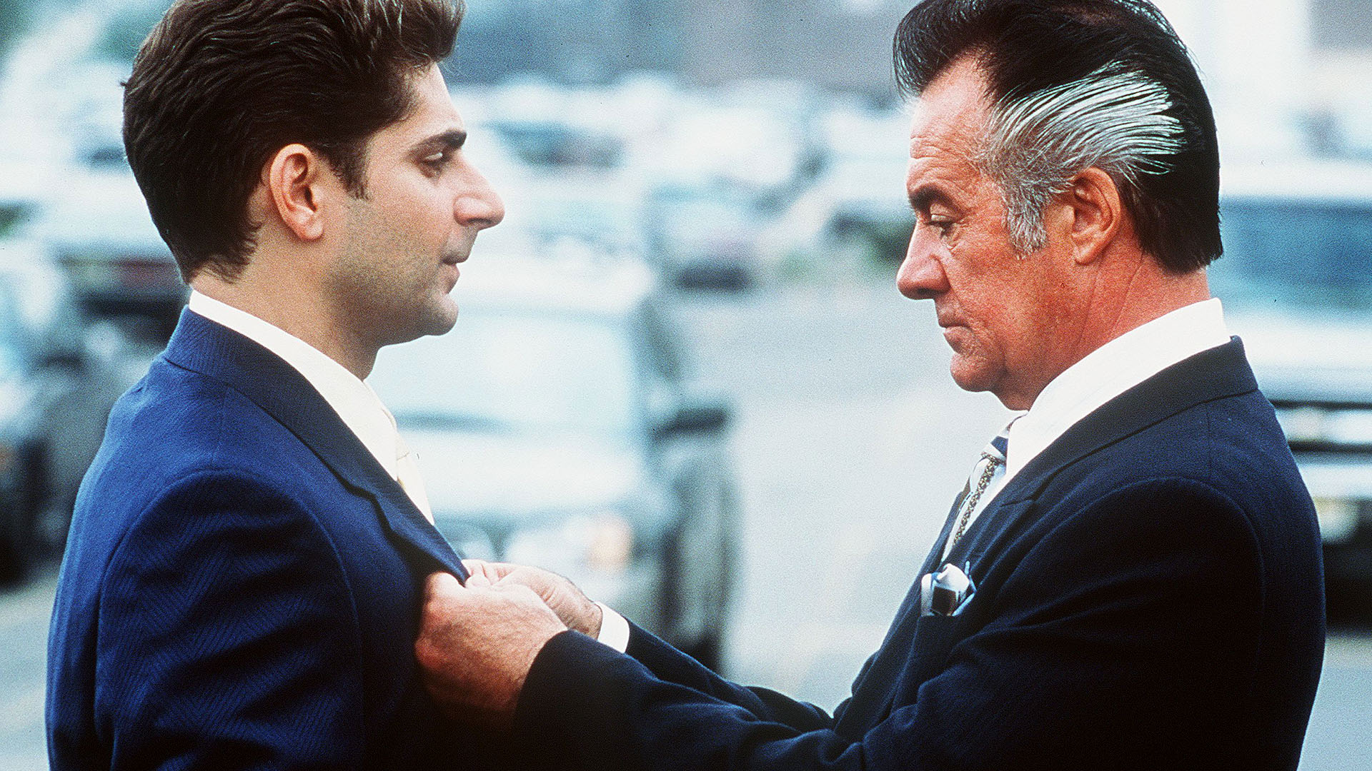 Christopher Moltisanti (Michael Imperioli) y Paulie Walnuts (Tony Sirico) en una escena de Los Soprano. Foto: Barry Wetcher/Hbo/Kobal/Shutterstock (5886200h)
