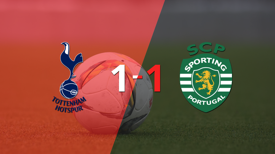 Tottenham y Sporting Lisboa se repartieron los puntos en un 1 a 1