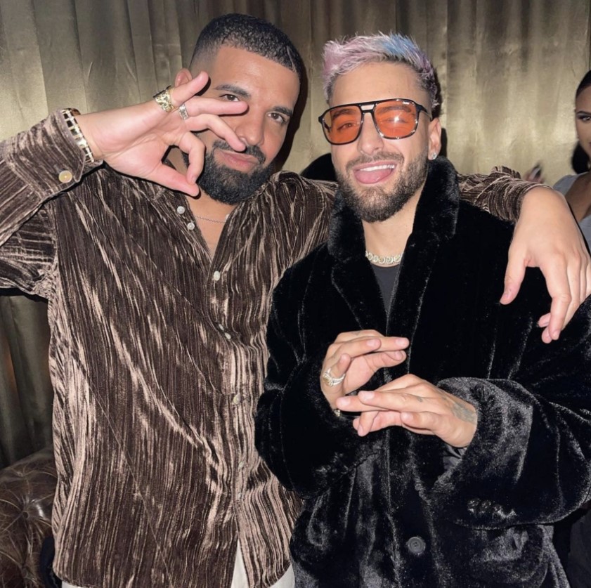 Here's how I enjoyed at an event in Canada (Photo: Instagram/@maluma)