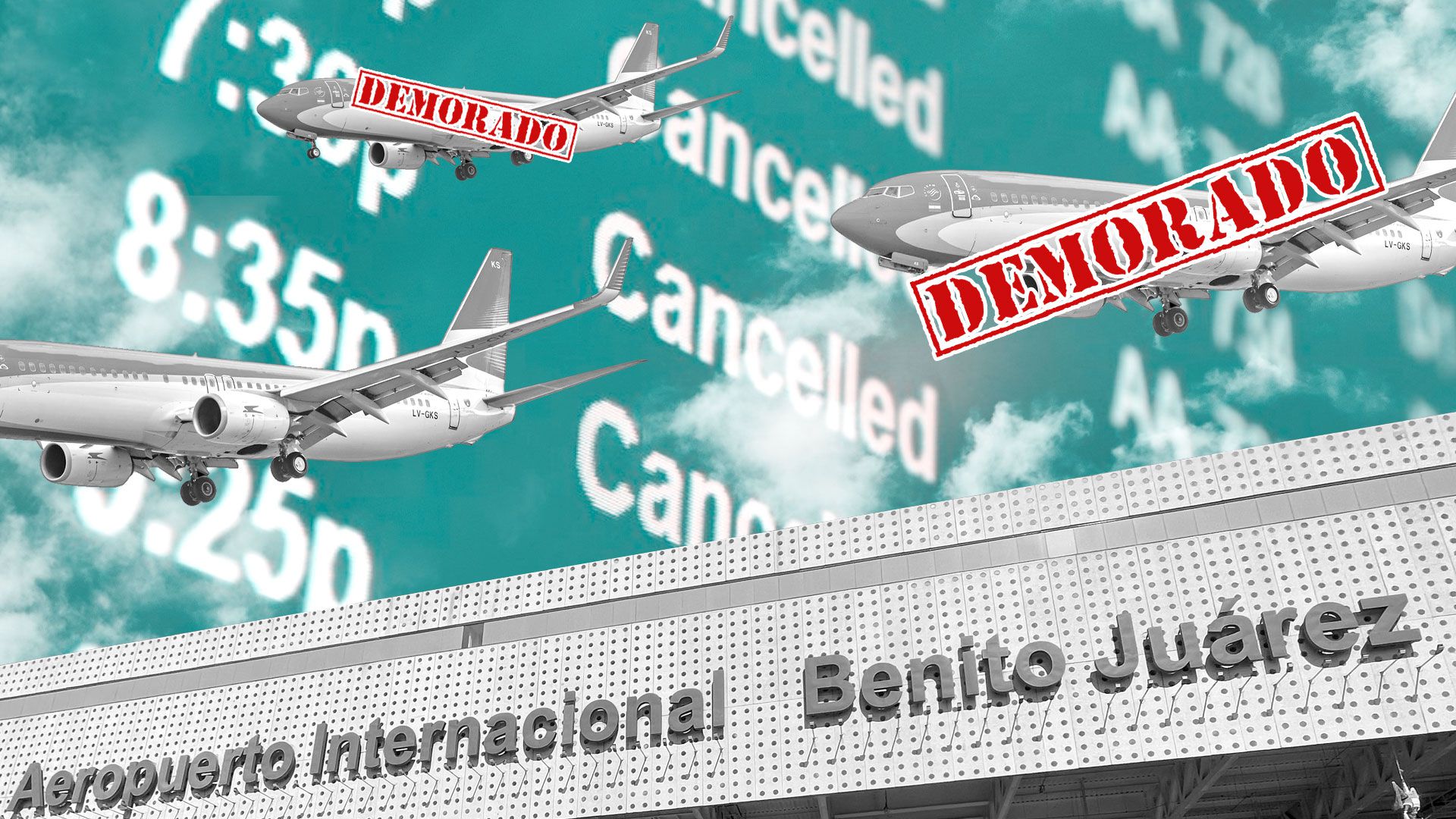 Estado de los vuelos en vivo: demoras y cancelaciones en el AICM