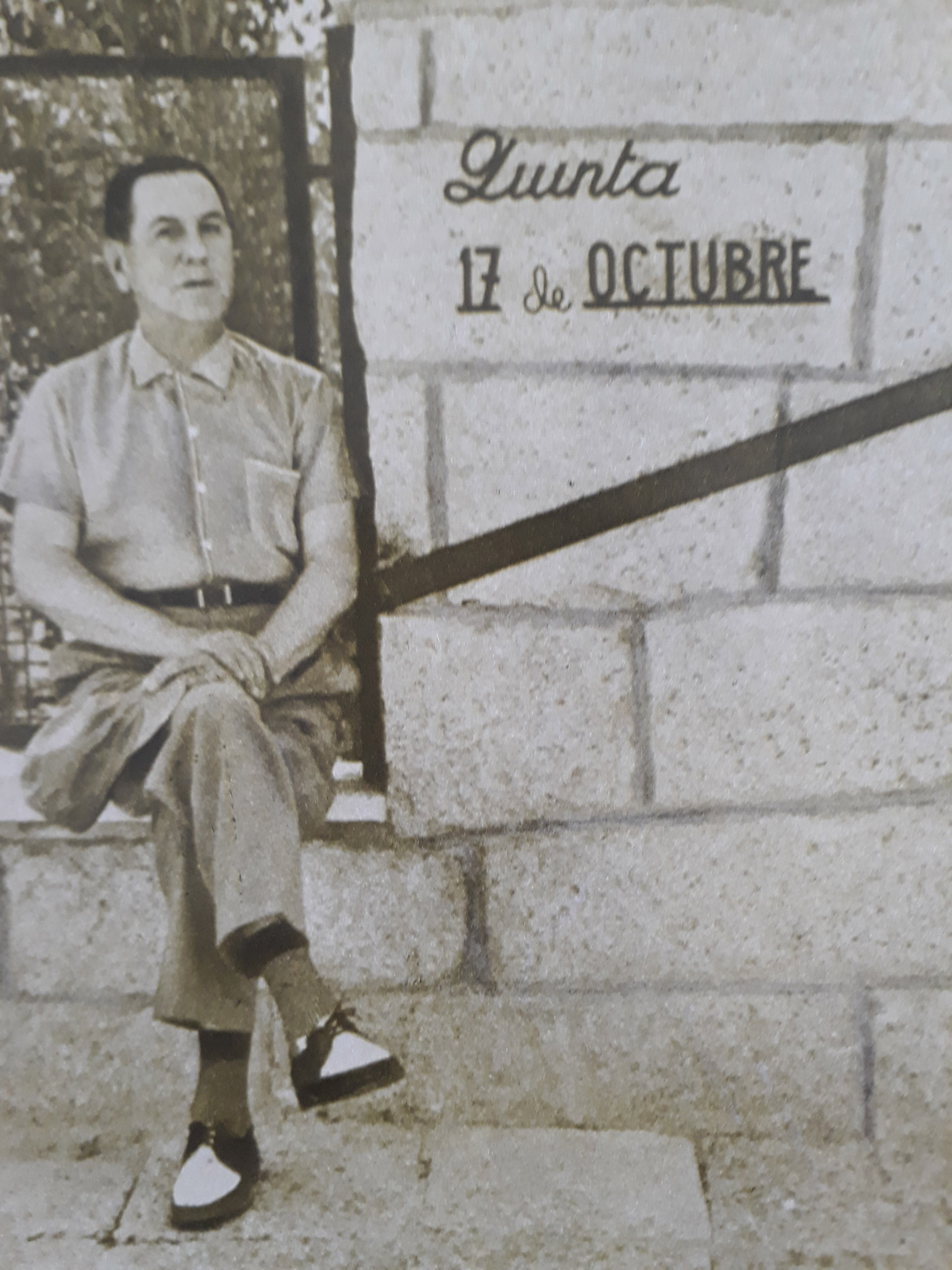 Perón en Puerta de Hierro, donde recibió a Rodolfo Walsh