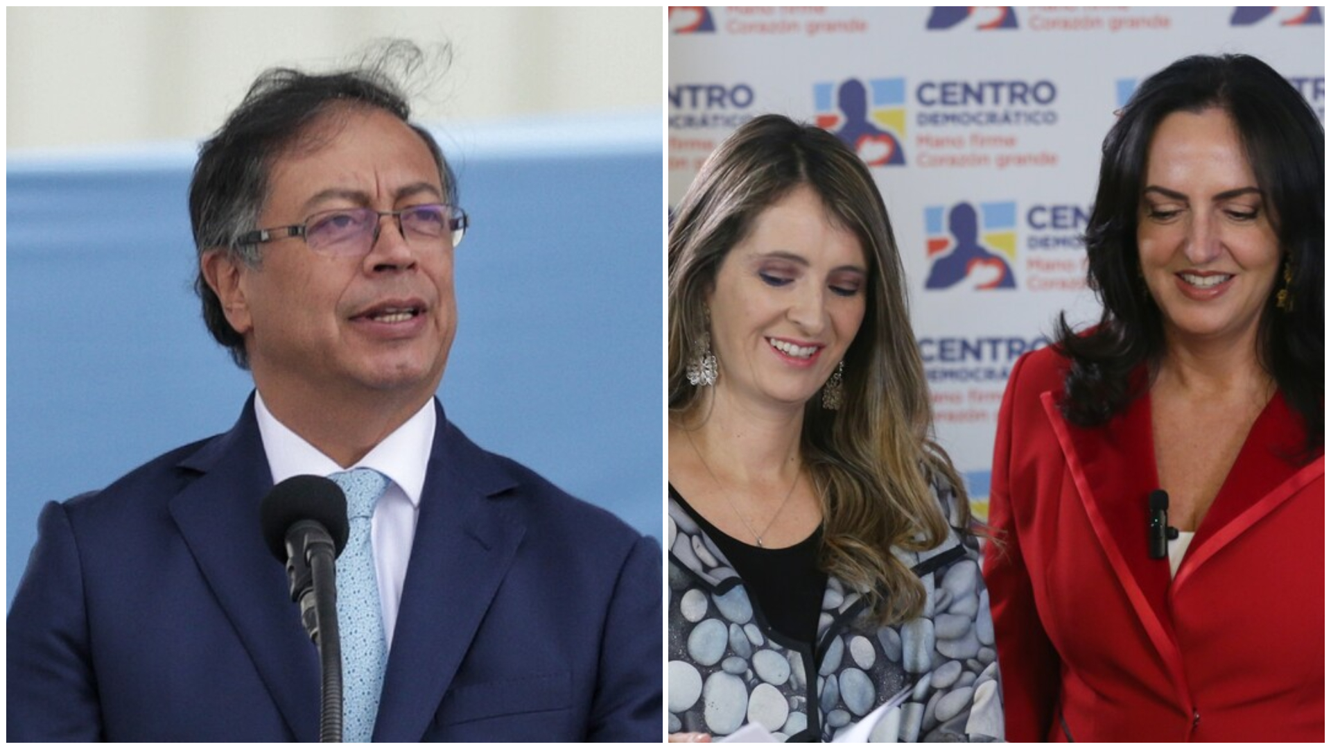 Al presidente Petro varios de sus opositores le jalaron las orejas por defender a Pedro Castillo, quien intentó dar un golpe de Estado en Perú. Fotos: Colprensa.
