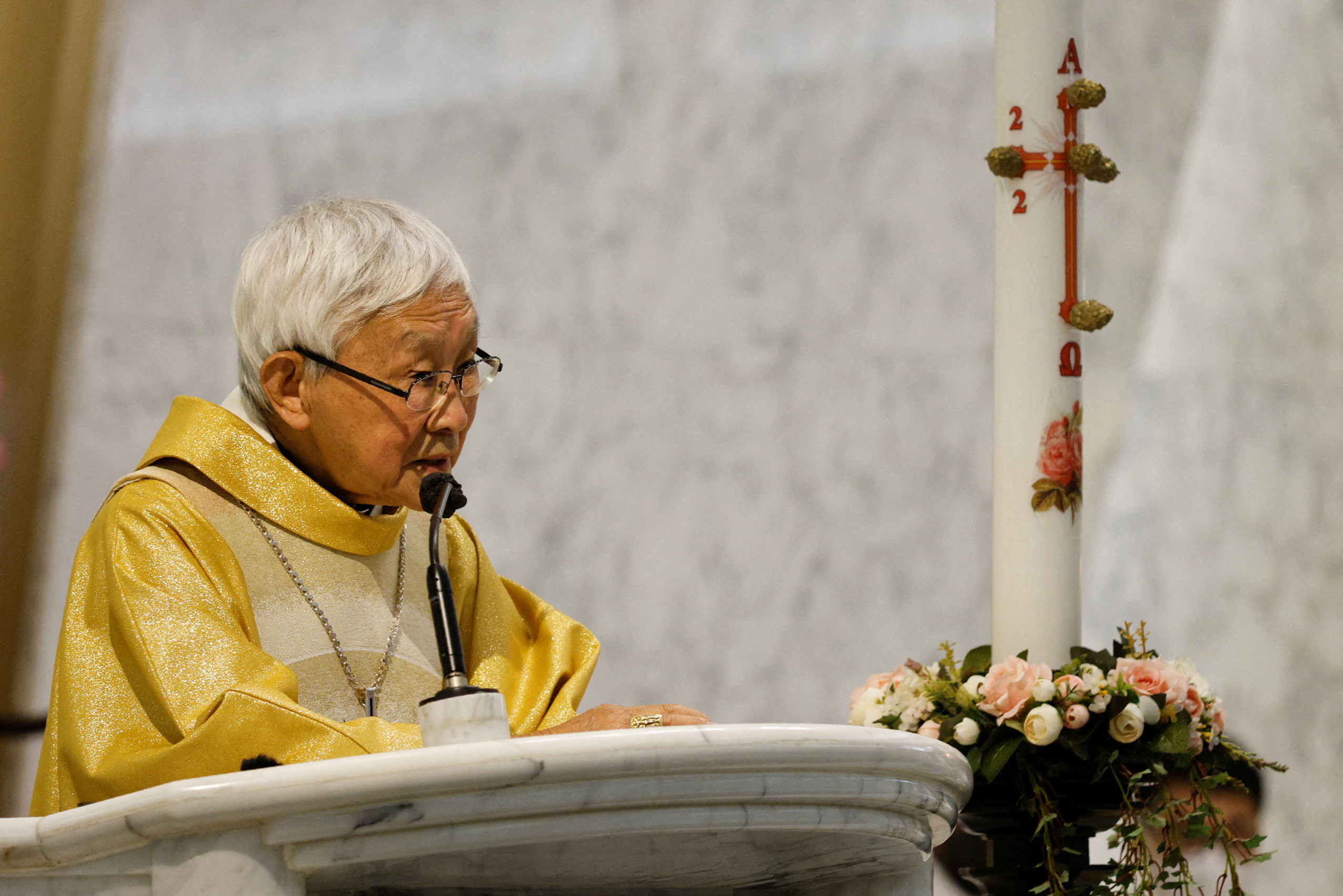 Cardinal Joseph Zen of Hong Kong, REUTERS/Tyrone Siu