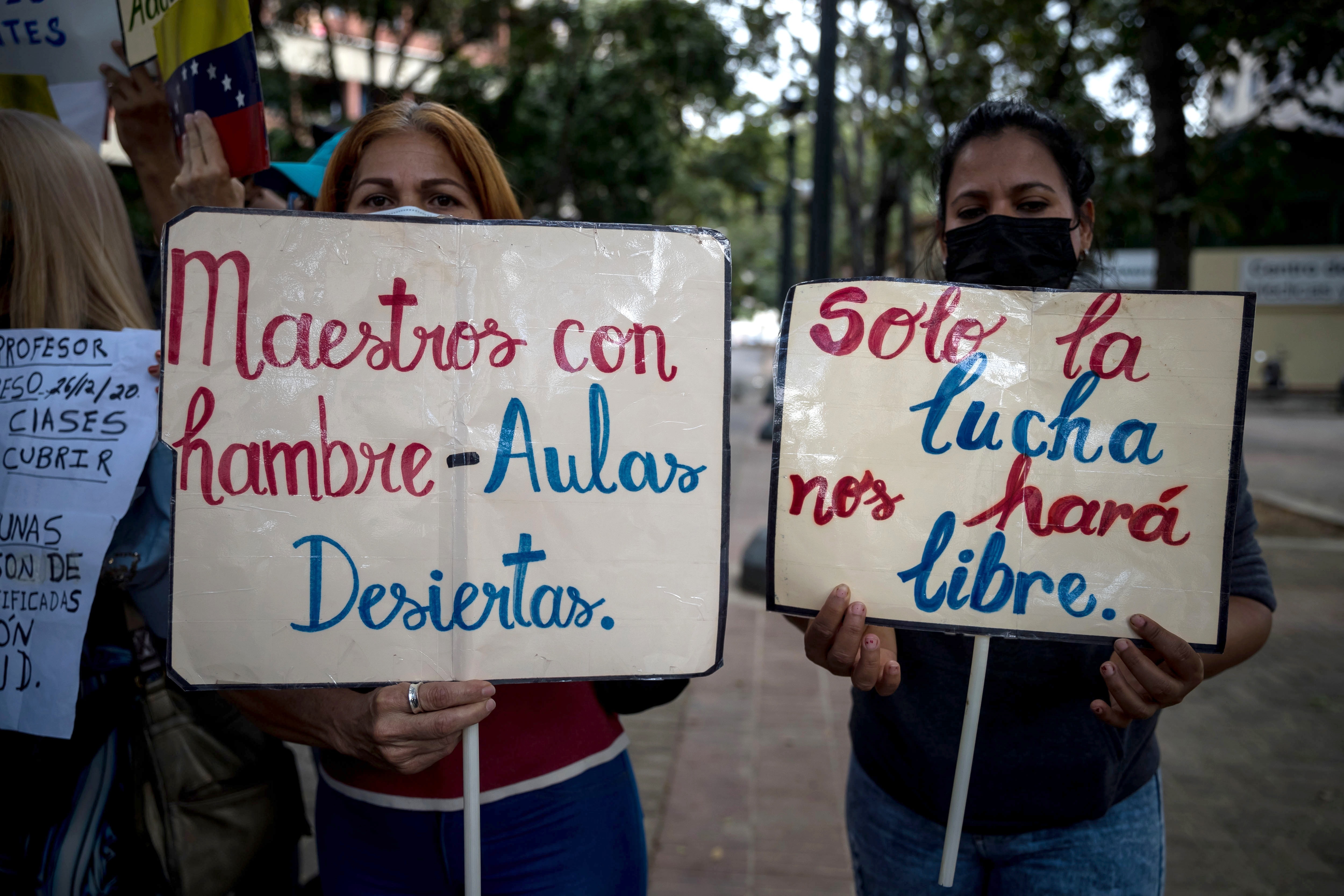 La oposición venezolana convocó una protesta por los derechos laborales -  Infobae