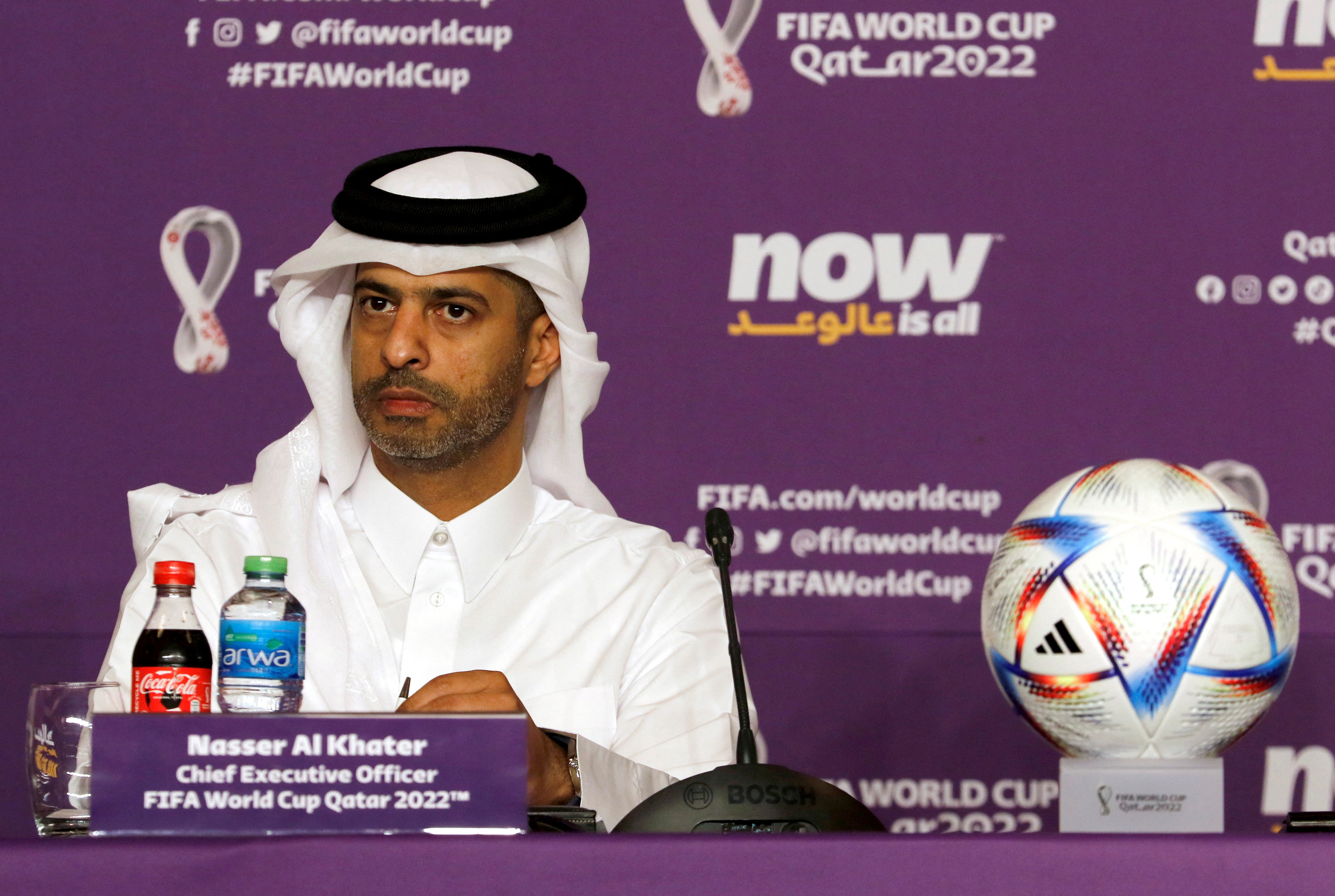 Nasser Al Khater, CEO of the World Cup (Reuters)