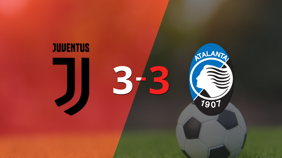 Atalanta empató con Juventus y Ademola Lookman anotó dos goles