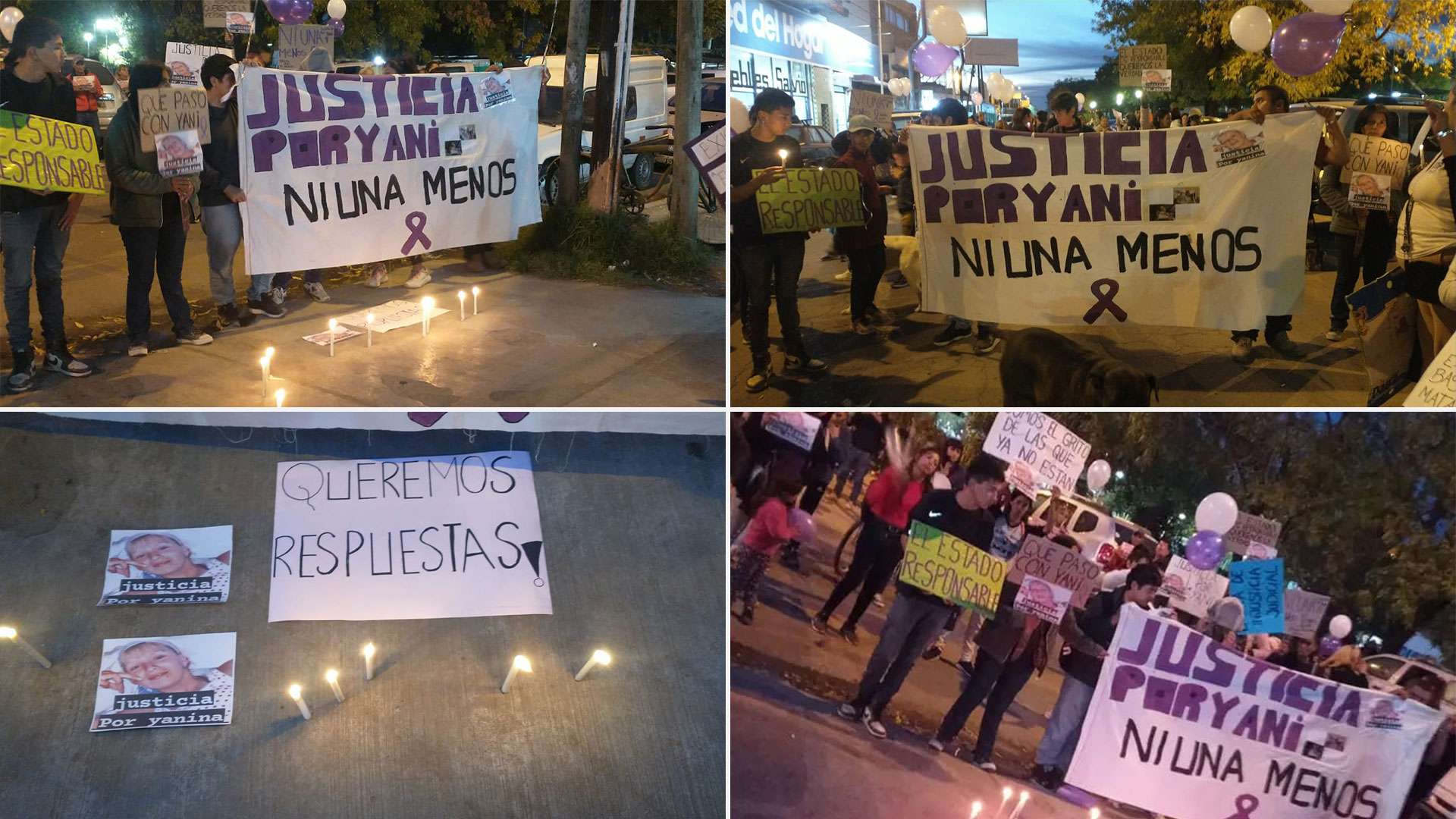 El viernes pasado, familiares y vecinos de Yanina Soledad Jerez realizaron una marcha silenciosa para pedir que se esclarezca el caso