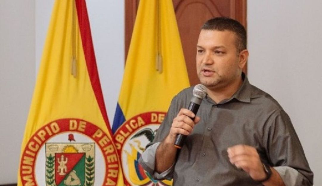 Carlos Maya, alcalde de Pereira. Alcaldía de Pereira