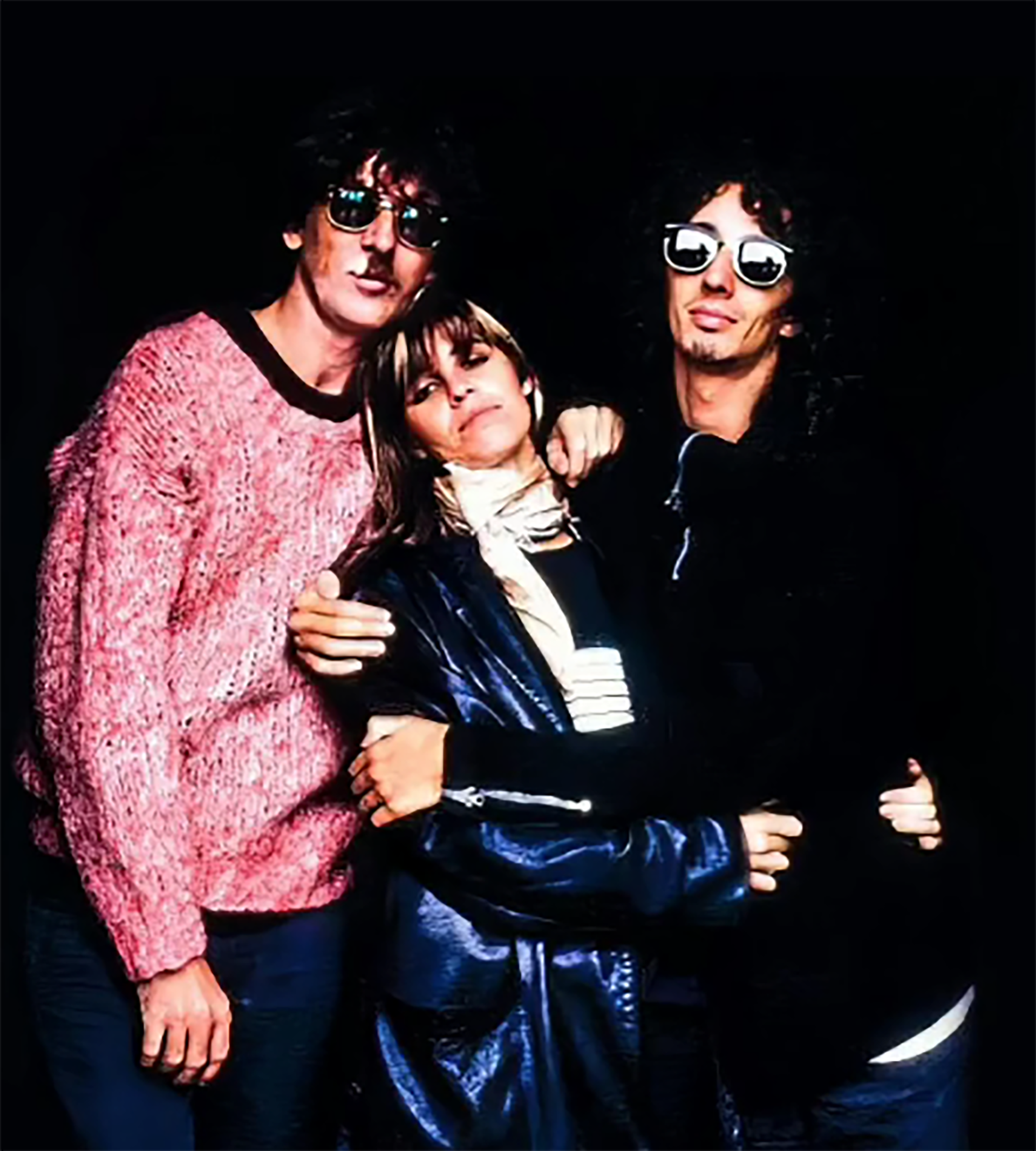 Charly García, Fabiana Cantilo y Fito Páez (Twitter/Hilda Lizarazu)