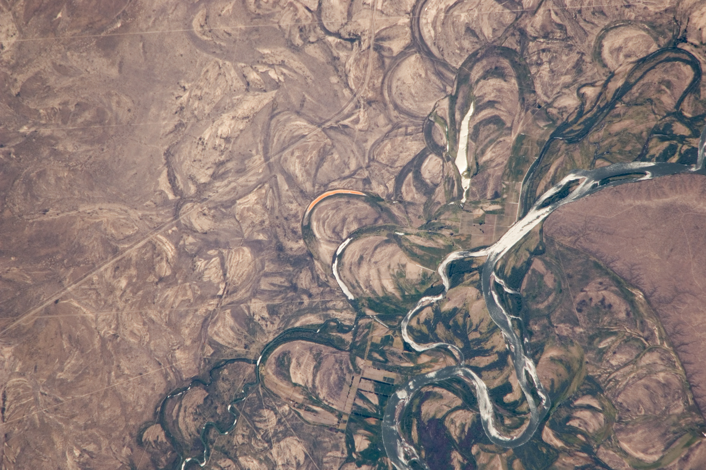 Llanura de inundación de Río Negro, Patagonia, Argentina