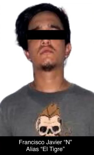 Francisco Javier “N” alias el “Tigre” (Foto: SSP Veracruz)