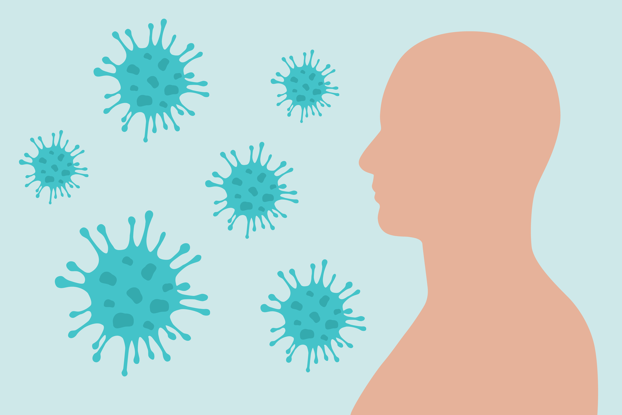 Un groupe de scientifiques aux États-Unis a analysé la voie d'entrée du virus par le nez et a découvert que le COVID met un ou deux jours à se répliquer (Getty)