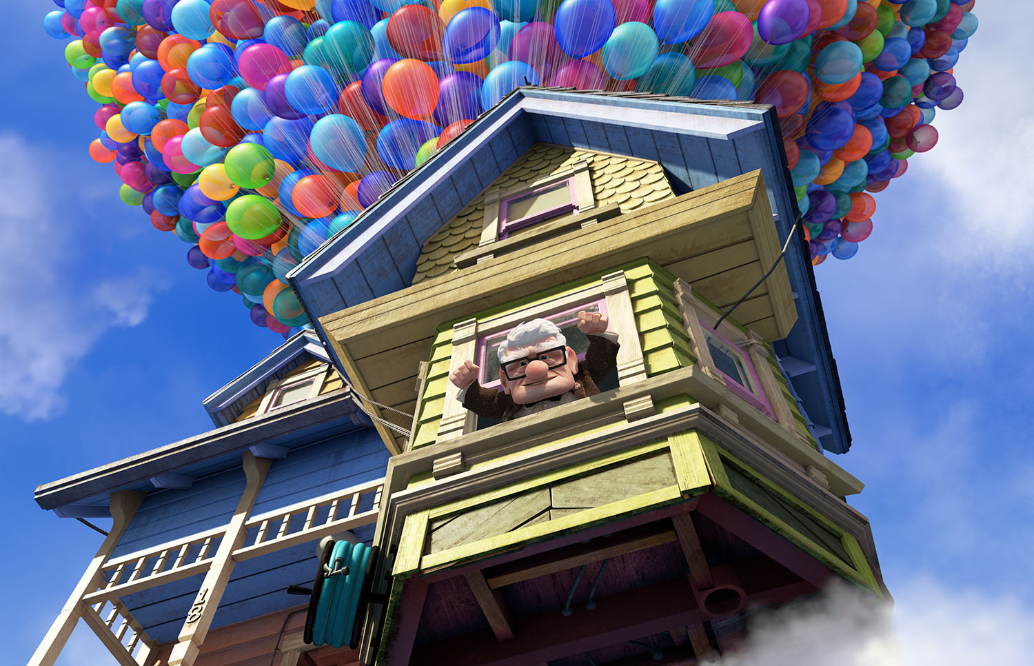 Carl apareció por primera vez en "Up: una aventura de altura" en 2009. (Pixar)