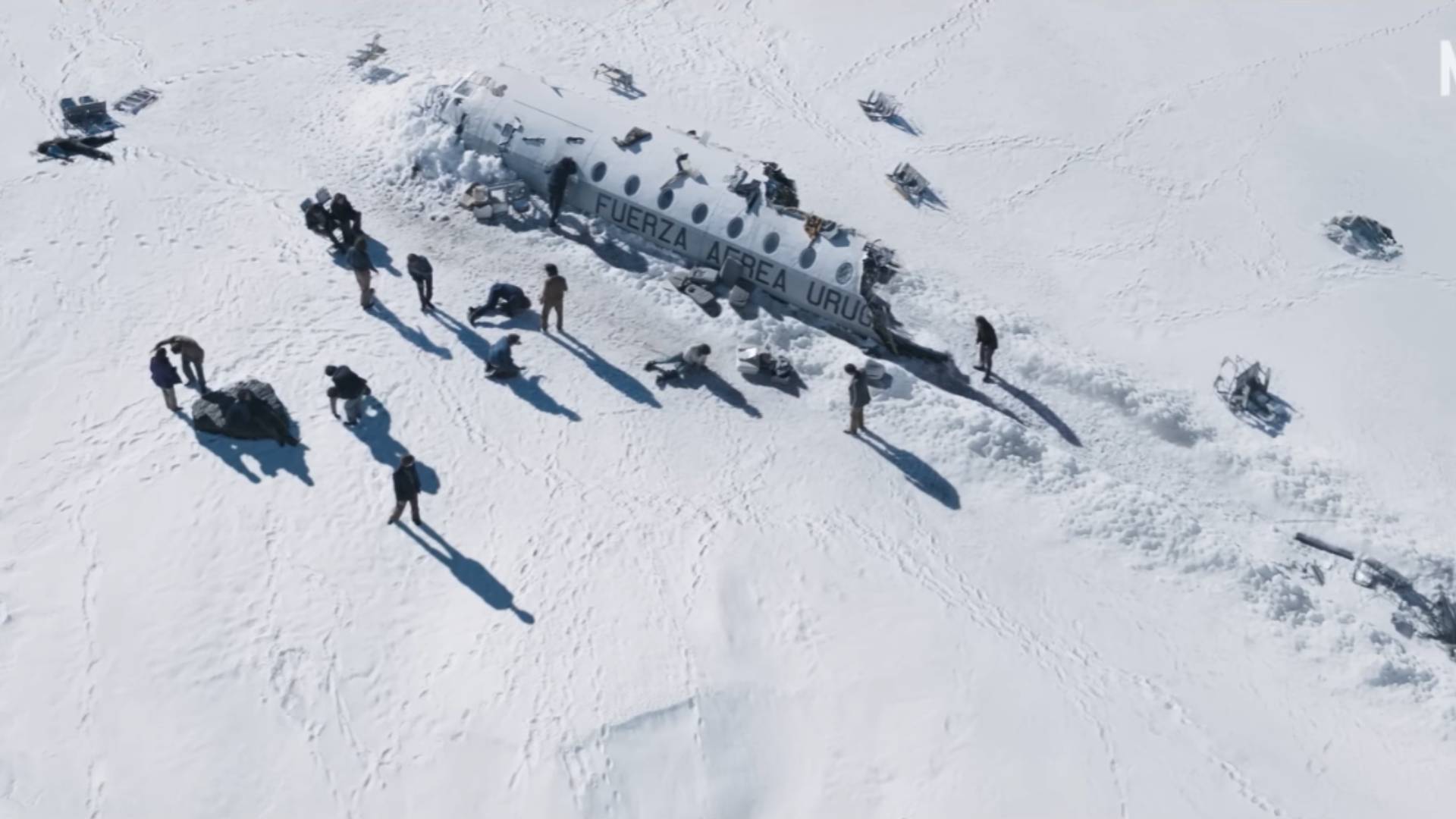 SOCIEDAD DE LA NIEVE  La redes enloquecen con 'La sociedad de la nieve',  estrenada en Netflix