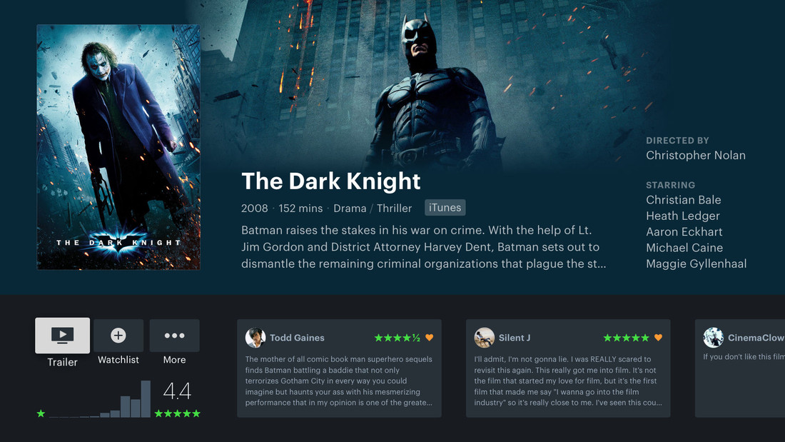 Aplicaciones recomendadas para Apple TV. (foto: App Store)