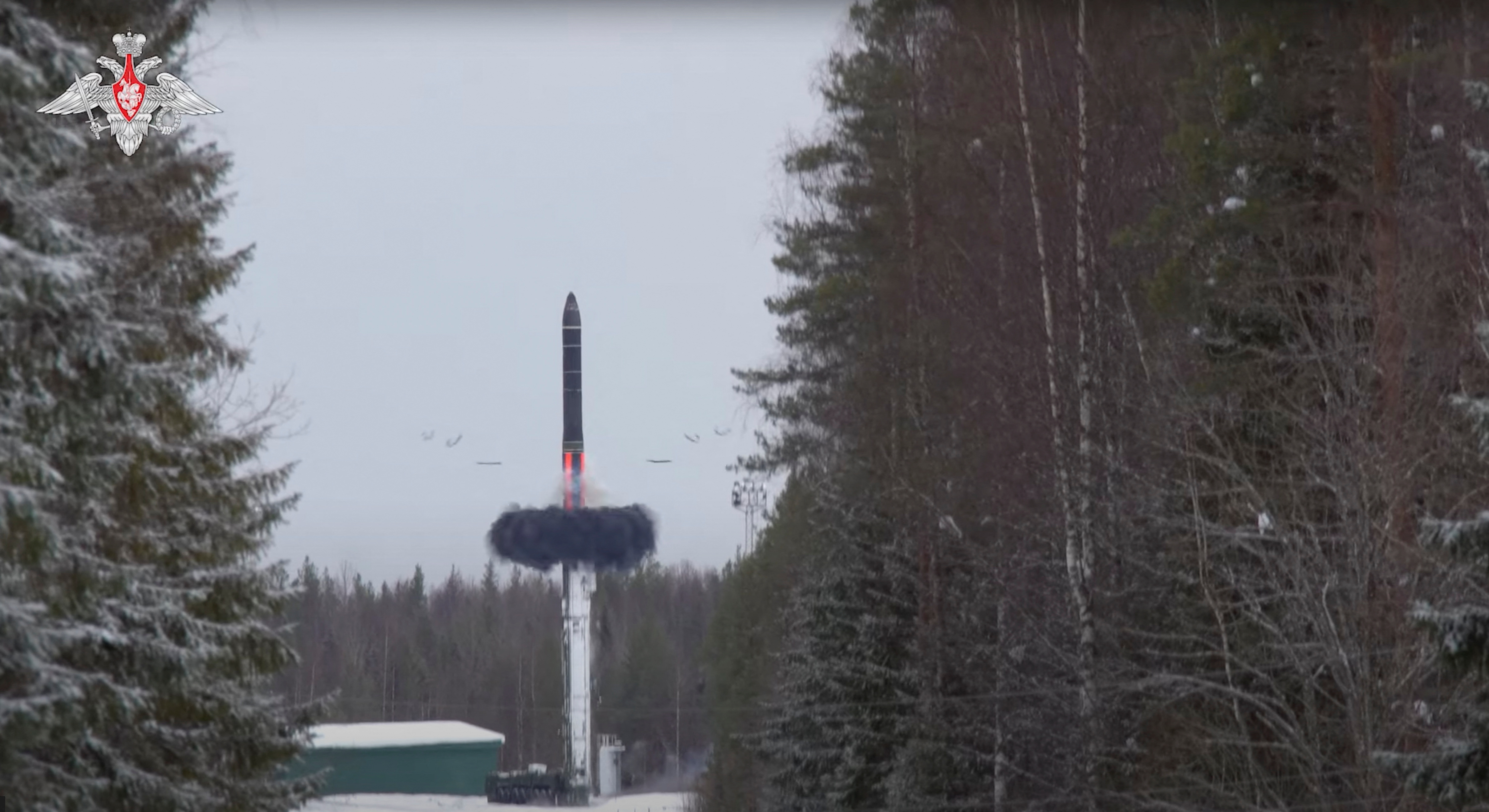 Un misil YARS ntercontinental ruso lanzado durante una prueba el 19 de feberero pasado.  (REUTERS)  